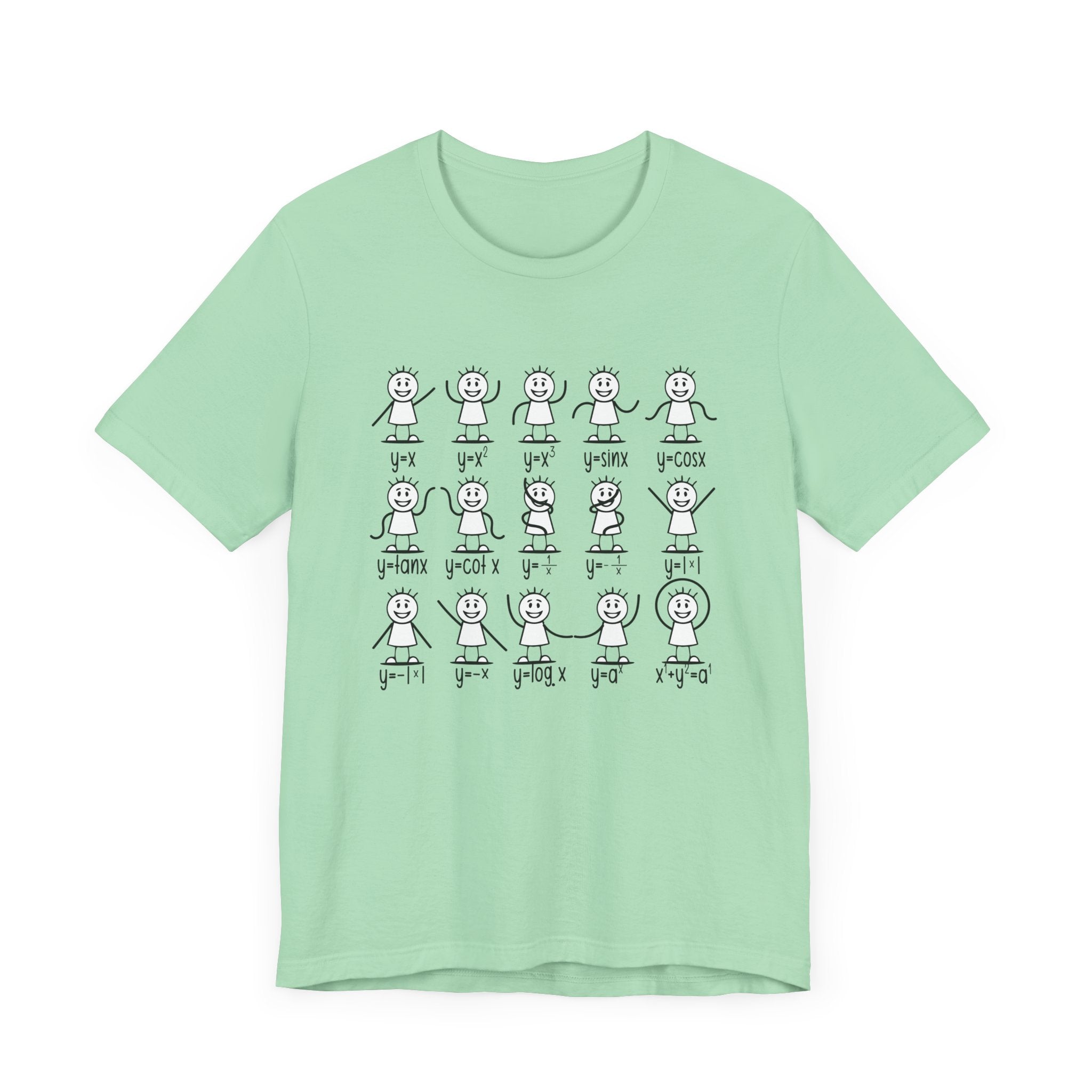 Trigonometry in Action Shirt – Stick Figure Math Humor