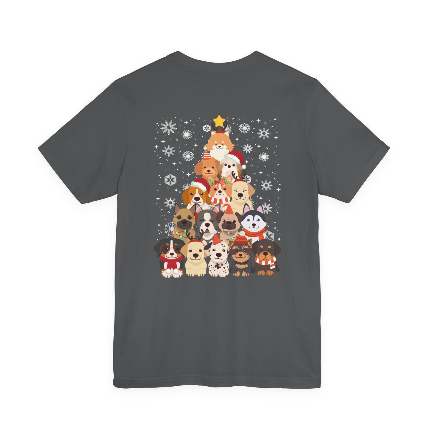 Christmas Dogs Puppy Tree T-Shirt