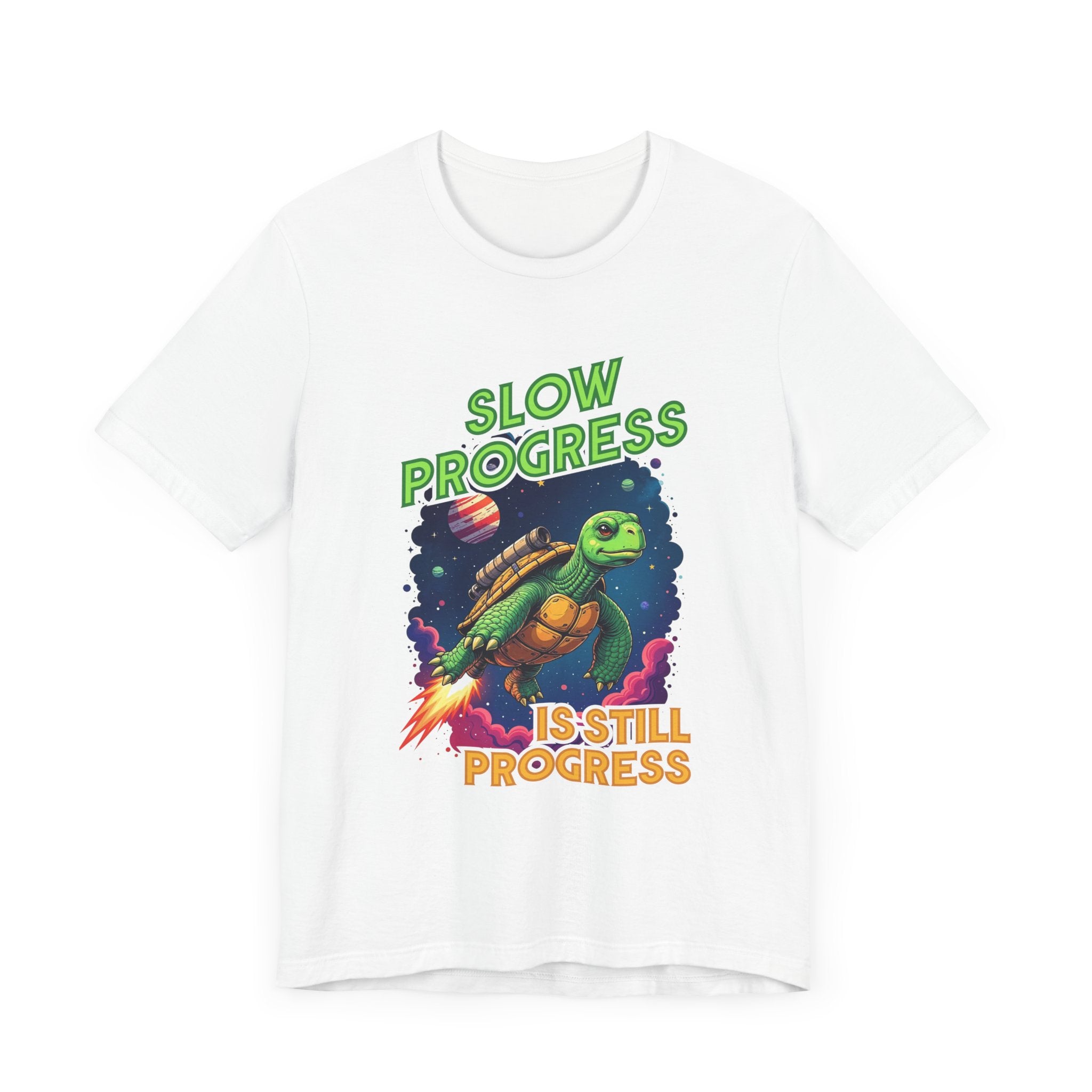 Slow Progress Is Still Progress Motivational Turtle T-Shirt