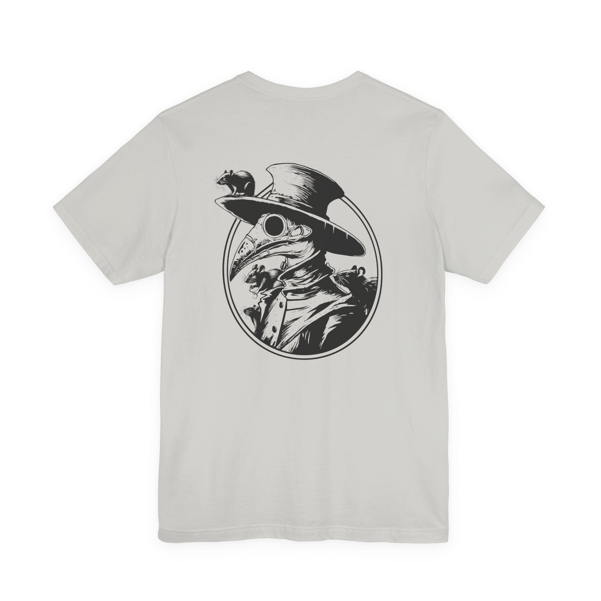 Plague Doctor Beaked Mask Rats Horror T-Shirt