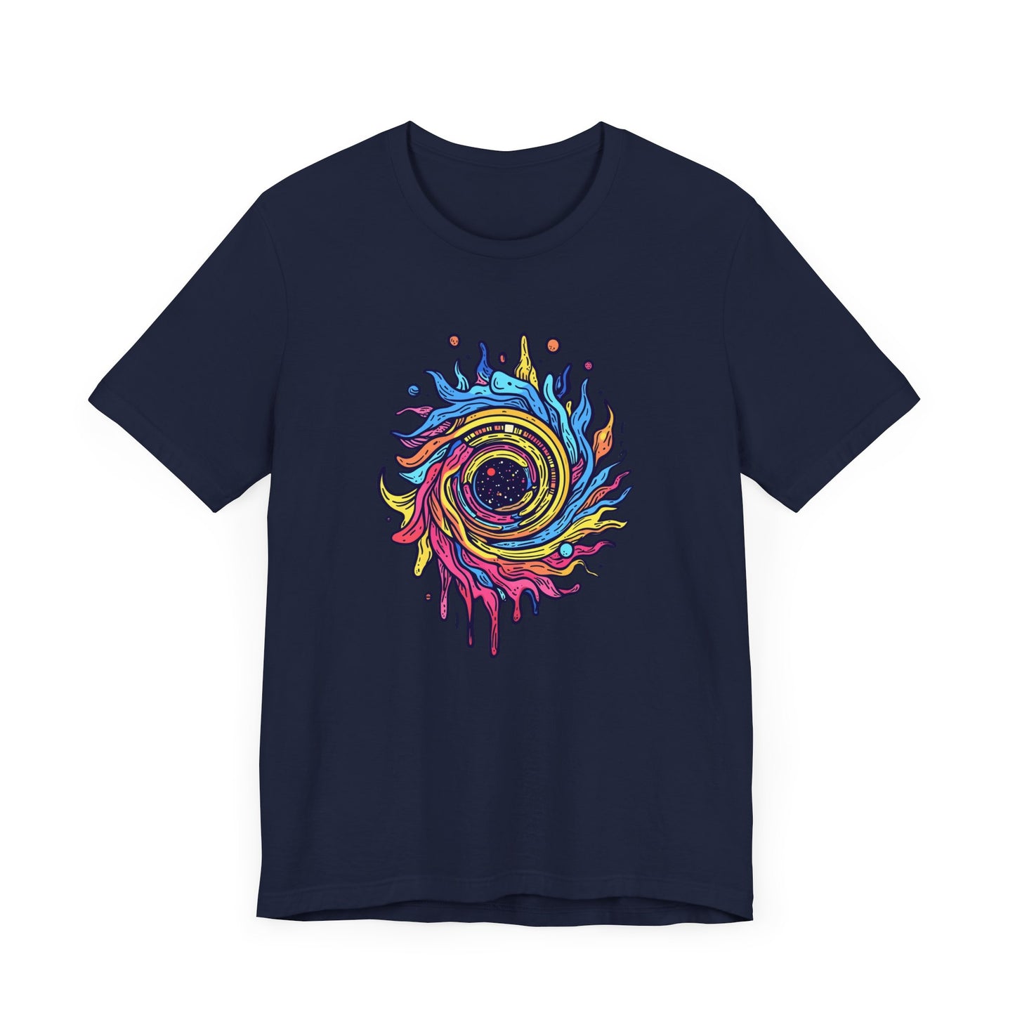 Colorful Sonic Spiral – Vibrant Psychedelic Spiral Graphic T-Shirt