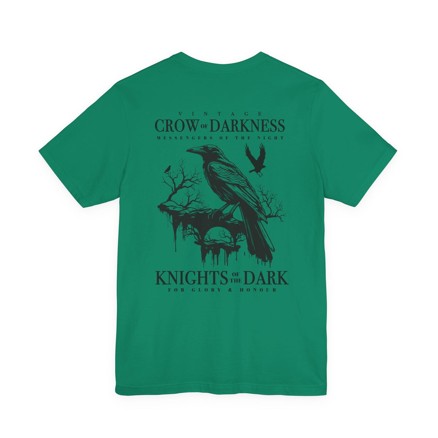 Vintage Crow of Darkness T-Shirt – Night Messenger Graphic