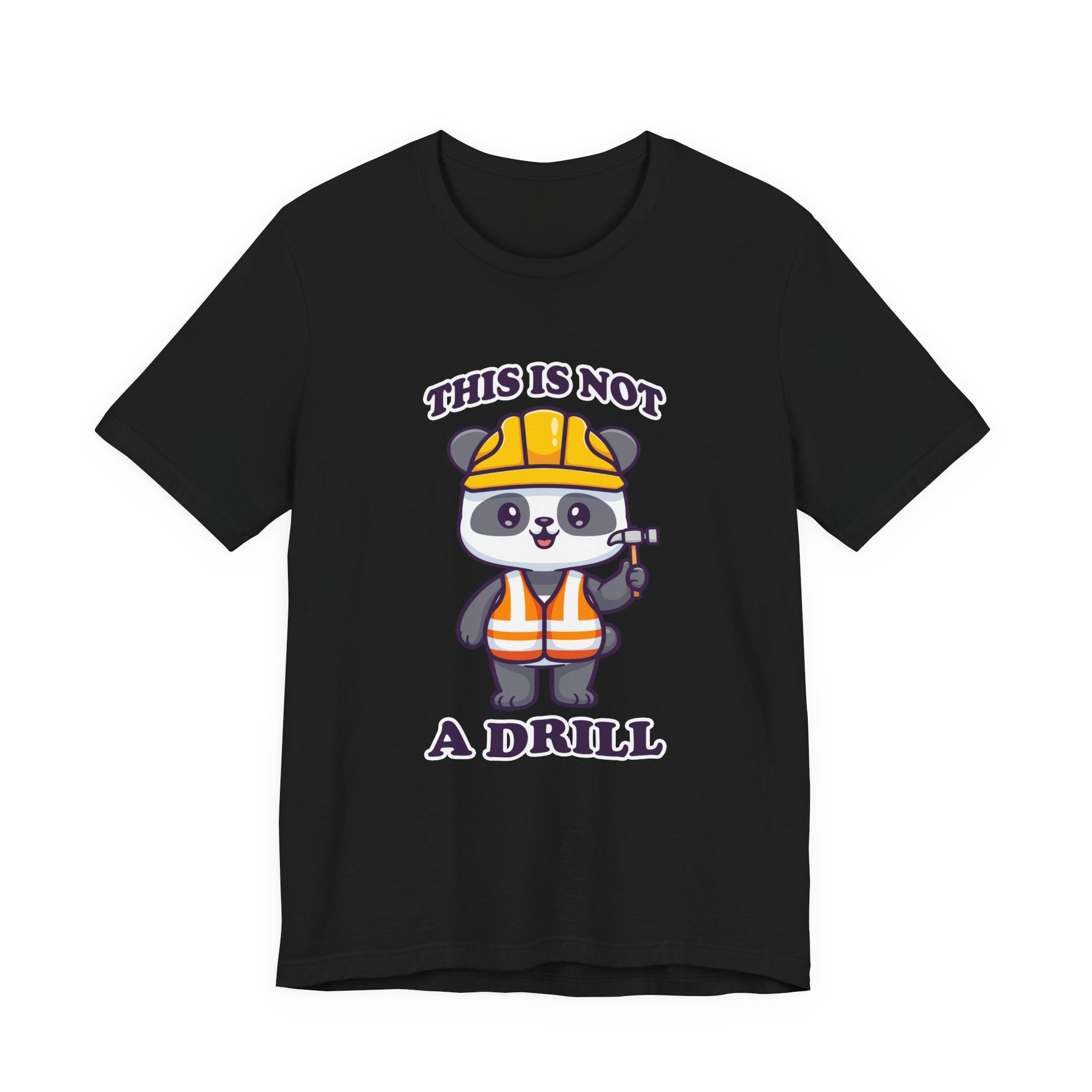 This Is Not a Drill T-Shirt – Cute Puppy Construction Worker Graphic Tee