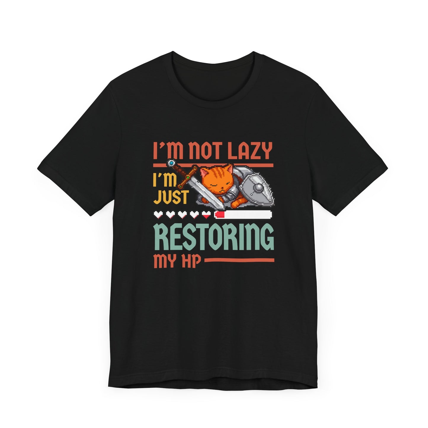 I’m Not Lazy I’m Just Conserving Energy Like a Pro Tee, Cat Nap Humor Shirt, Feline Chill Graphic Tee, Funny Mood Top