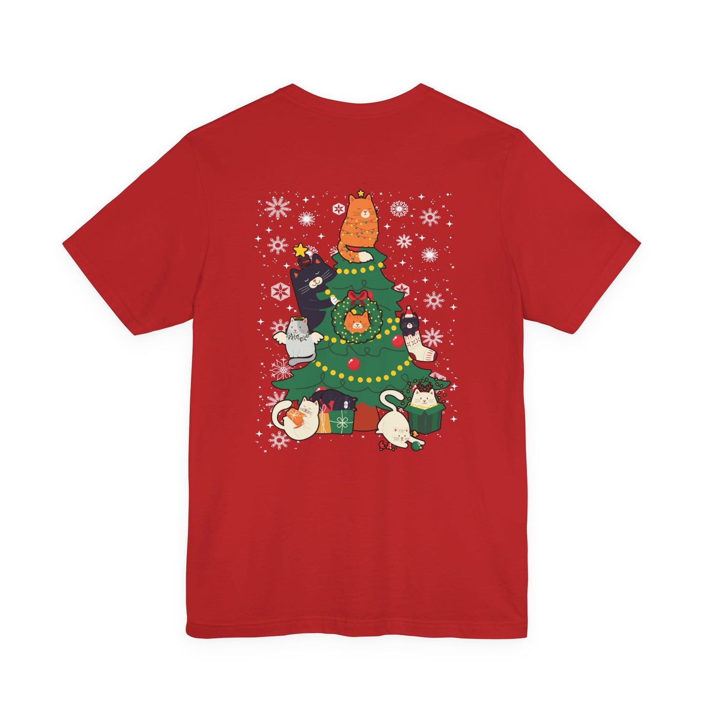 Christmas Cats Holiday Tree T-Shirt