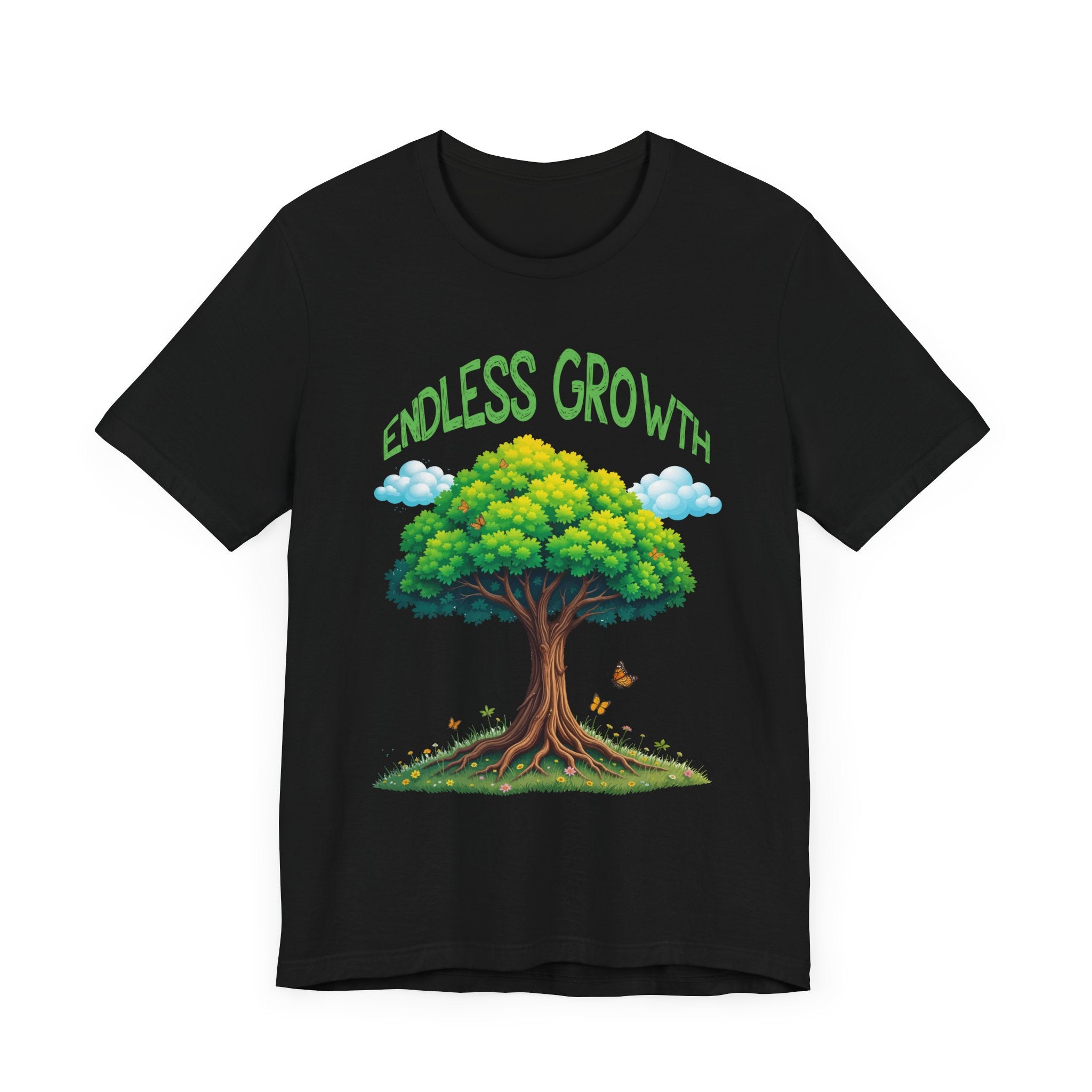 Endless Growth | Inspirational Tree & Butterfly T-Shirt