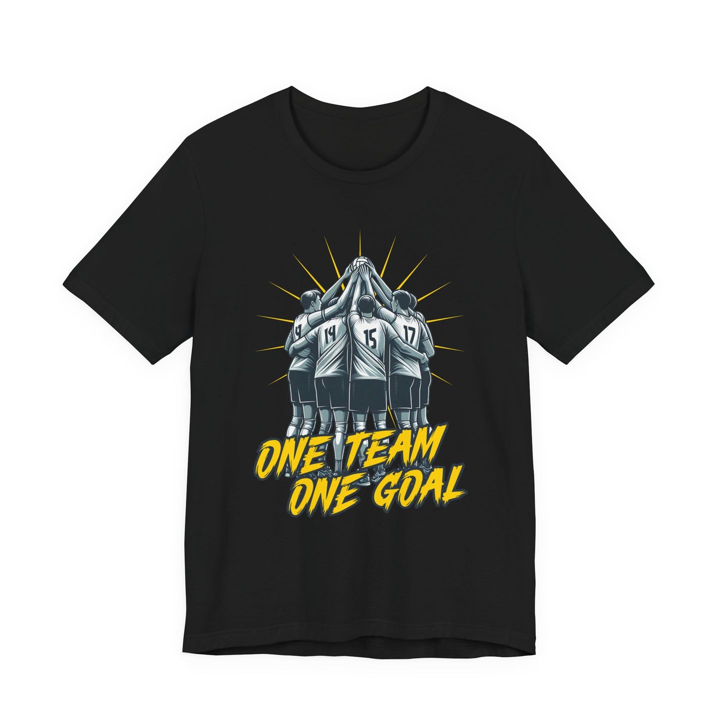 One Team One Goal – Team Huddle Unity Graphic T-Shirt