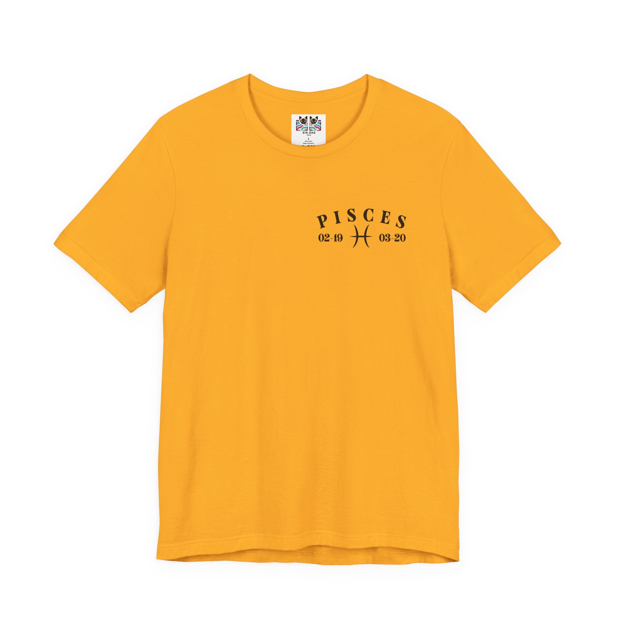 Pisces Constellation & Floral Zodiac T-Shirt – February 19 to March 20