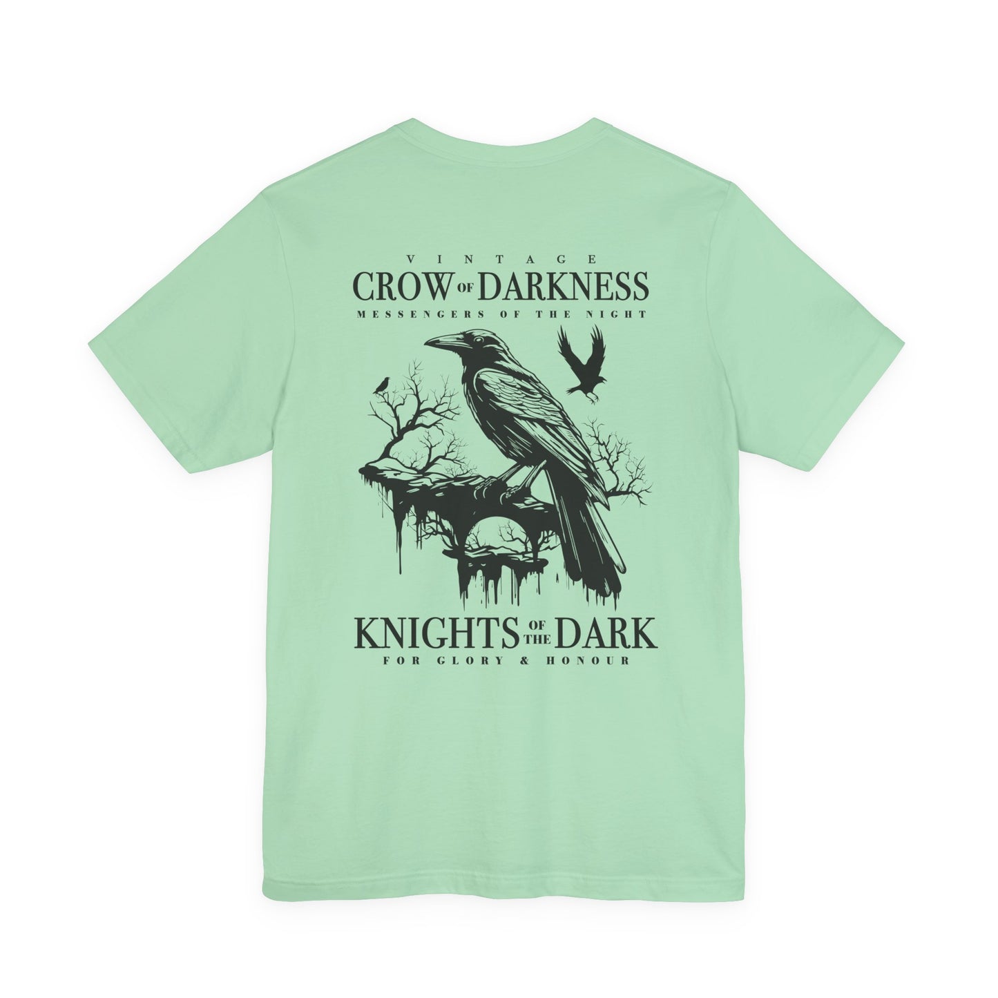 Vintage Crow of Darkness T-Shirt – Night Messenger Graphic