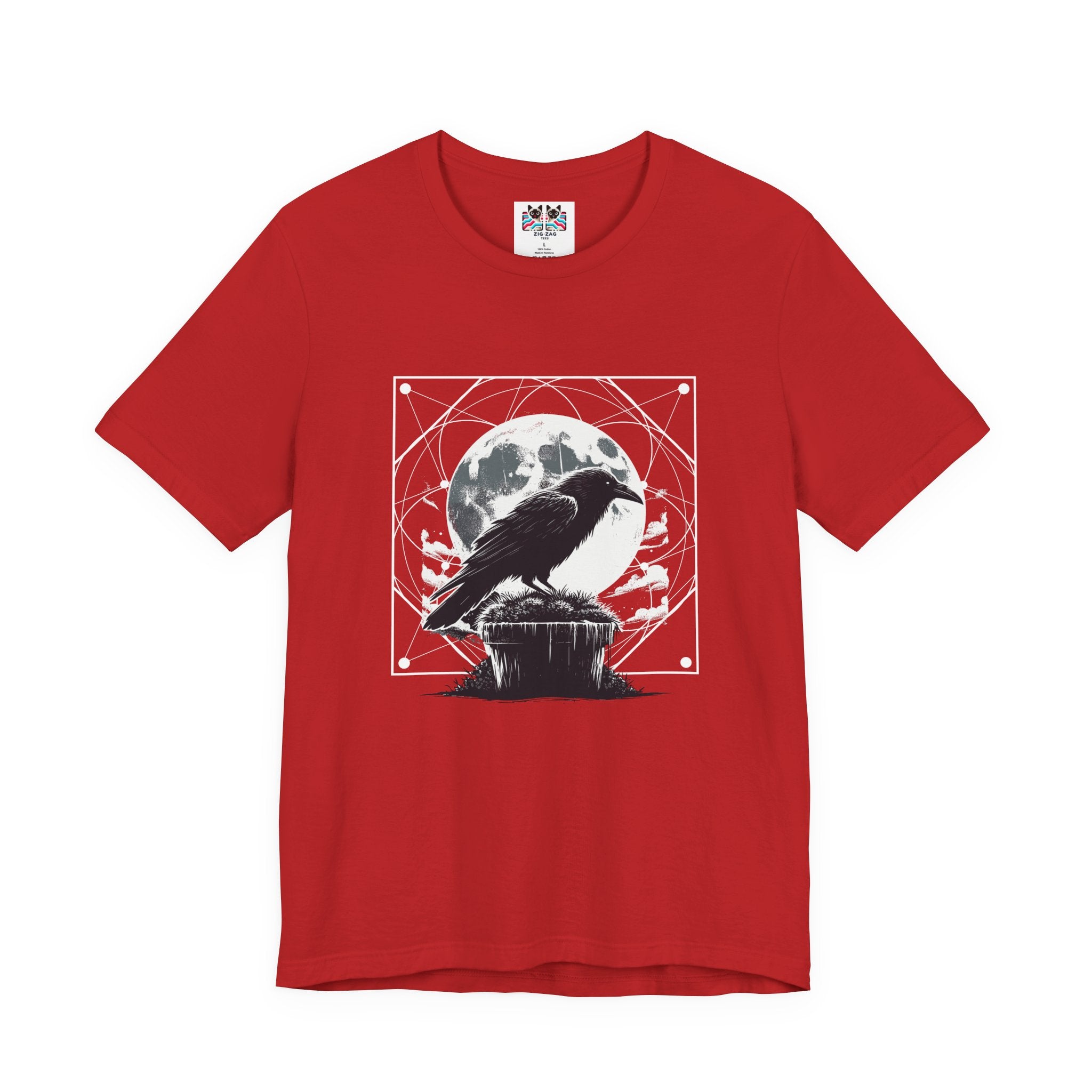 Moonlit Crow Purple Night T-Shirt