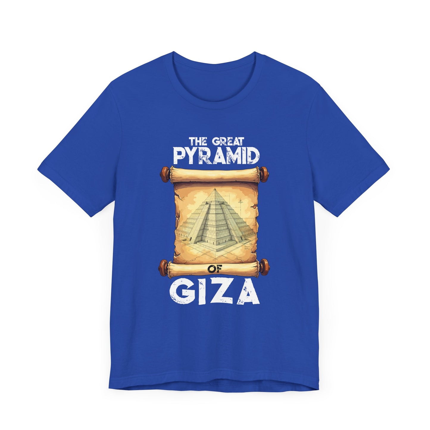 Pyramid Blueprint Tee, Ancient Design Shirt, Egypt History Graphic Tee, Architectural Genius Top, Cultural Heritage Gift