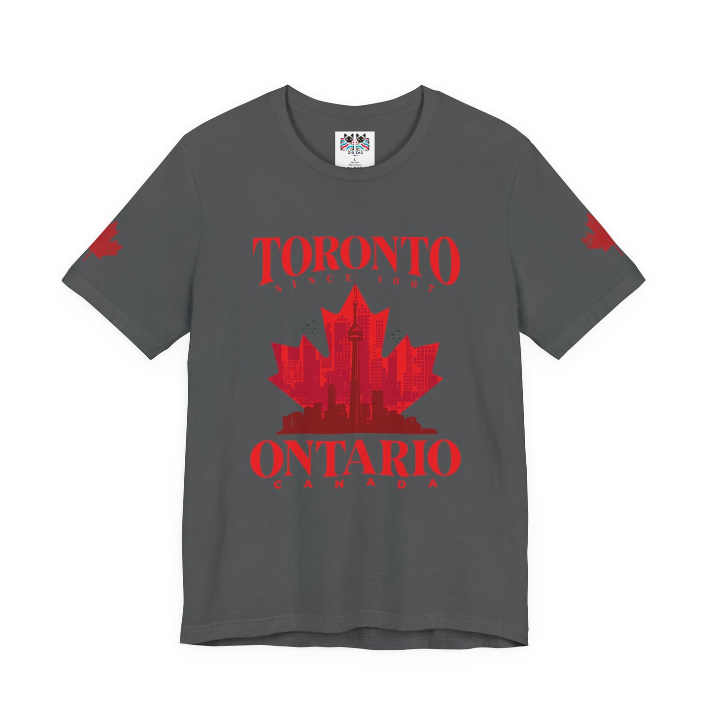 Toronto Skyline Maple Leaf T-Shirt
