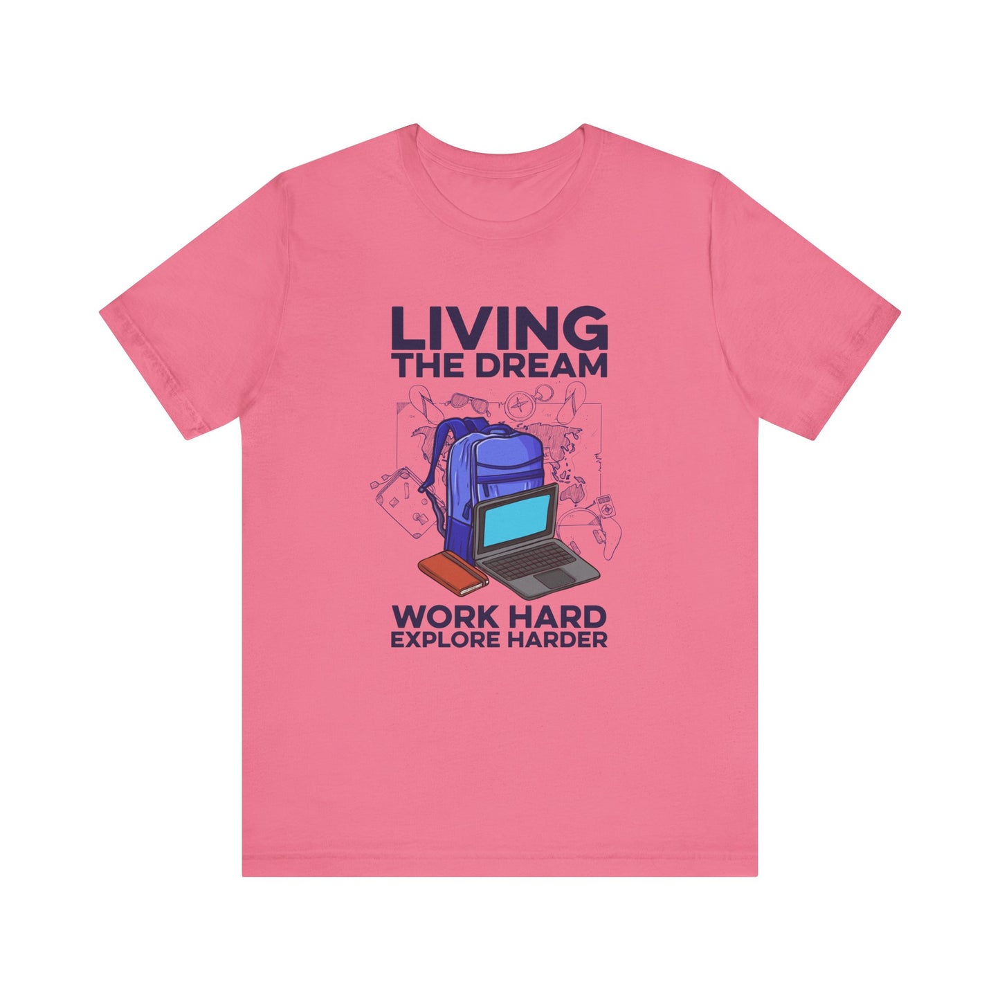 Living the Dream   Official Graphic Statement Tee for Bold Minds, Modern Thinkers, and Everyday Expression Everywhere