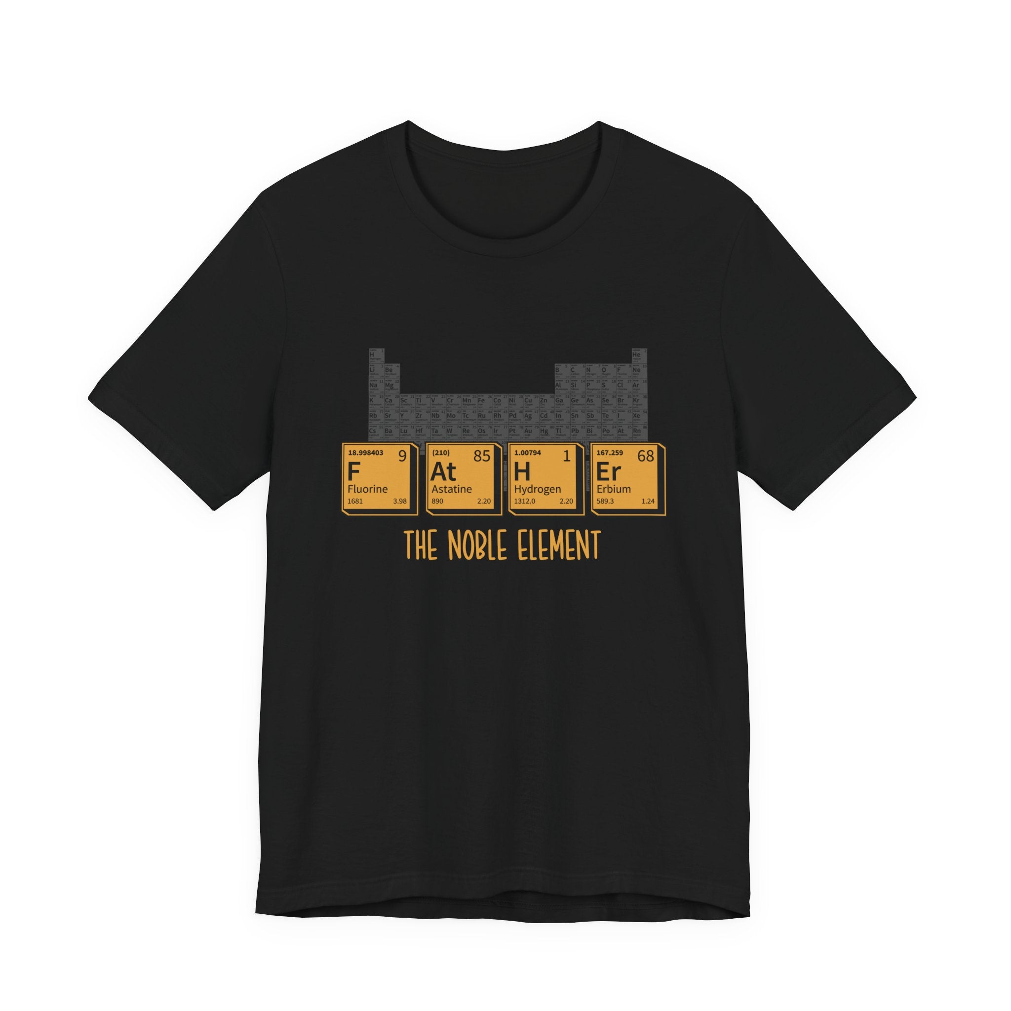 Funny Periodic Table T-Shirt – F At H Ar The Nobel Element Science Pun Tee