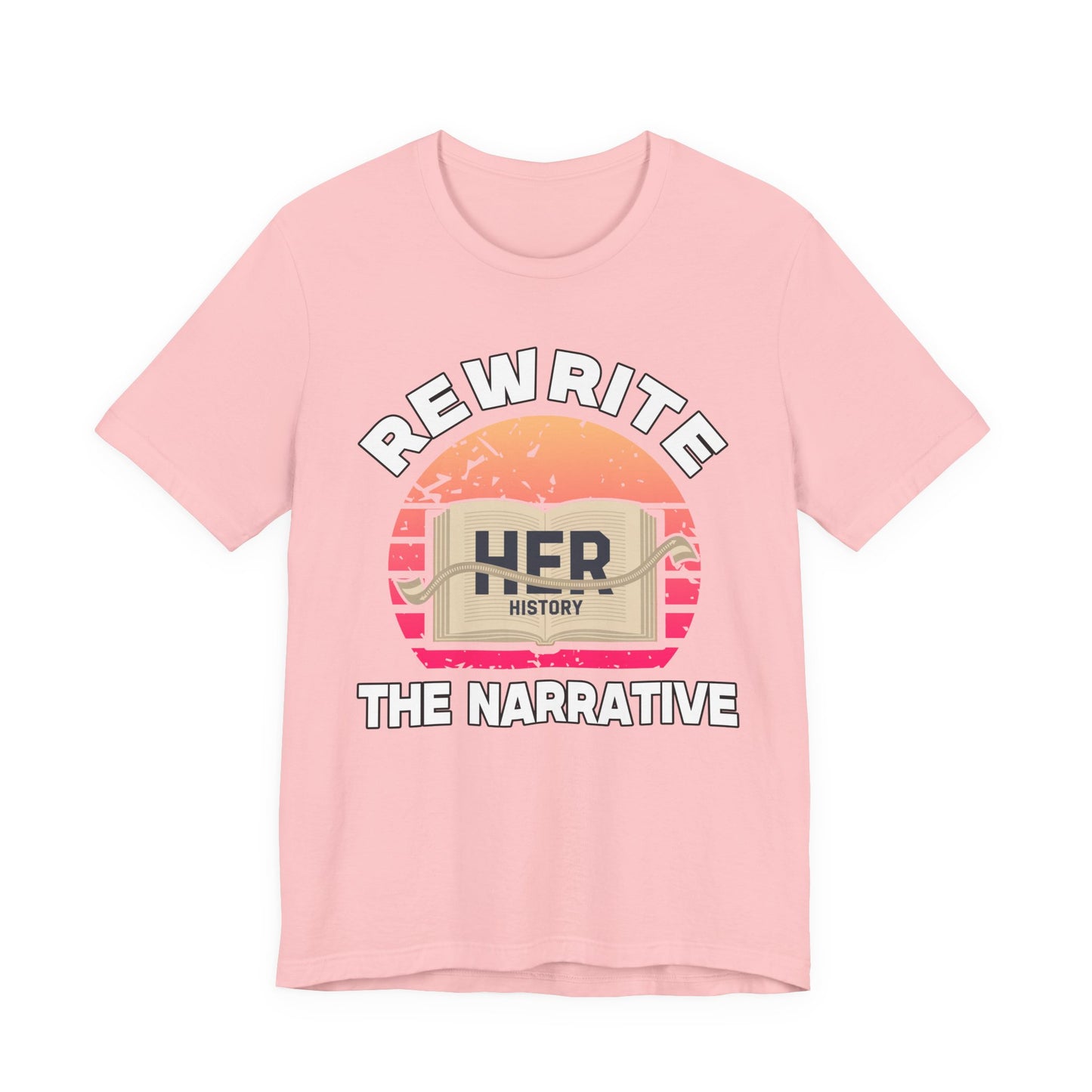 Rewrite The Narrative – HER History Open Book Empowerment Graphic T-Shirt