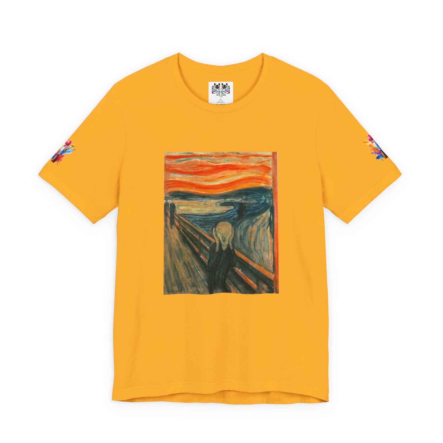 The Scream Art T-Shirt – Edvard Munch Expressionist Masterpiece Graphic Tee