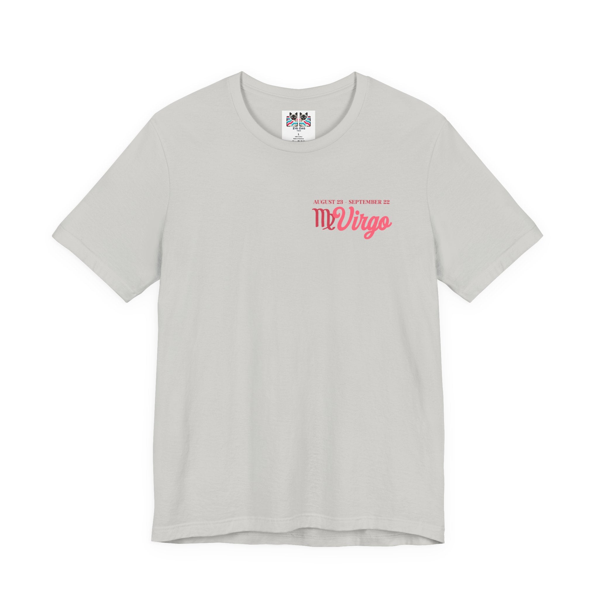 Virgo Zodiac Lady T-Shirt – Analytical Mind Caring Heart Astrological Wheel
