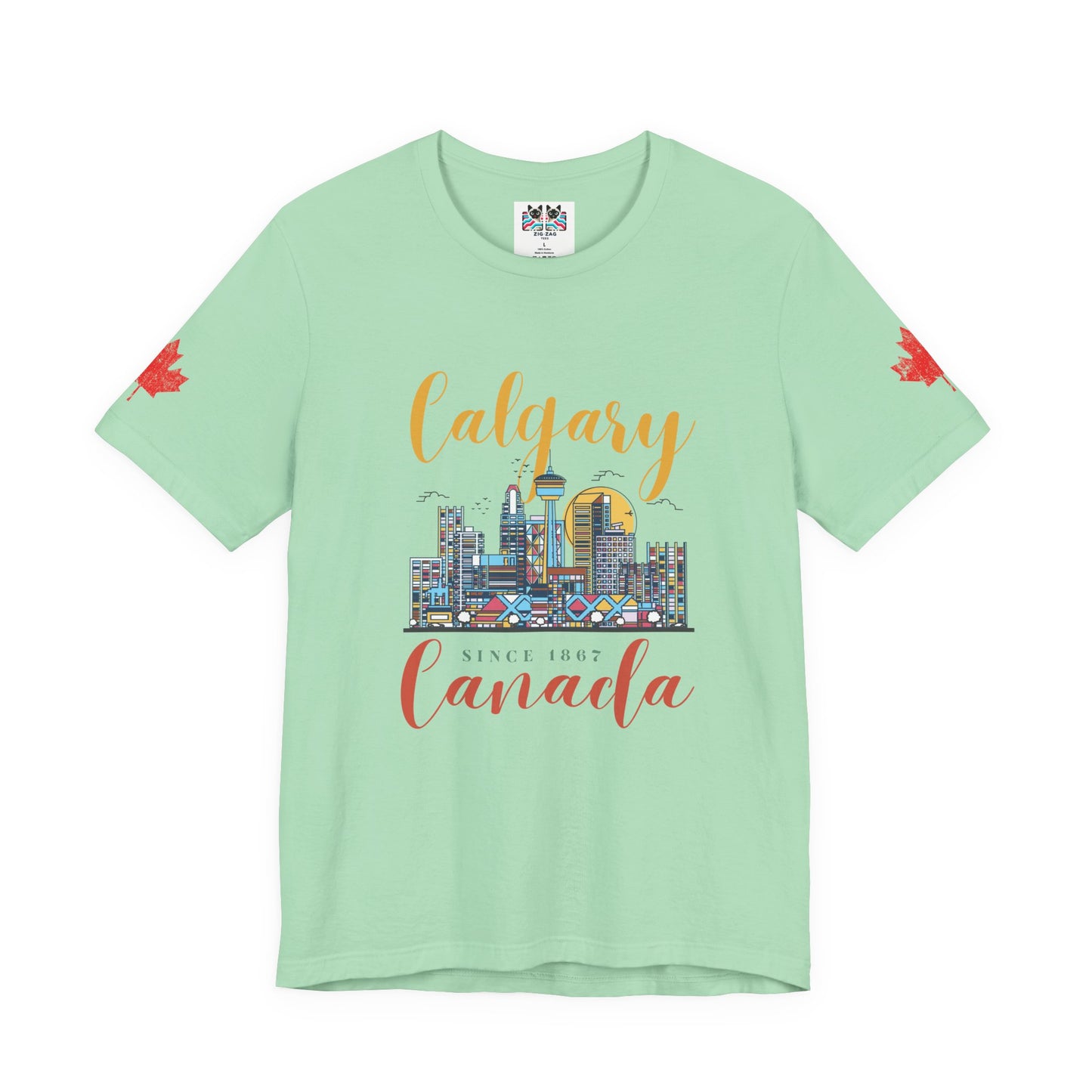 Calgary Canada Skyline Since 1867 T-Shirt