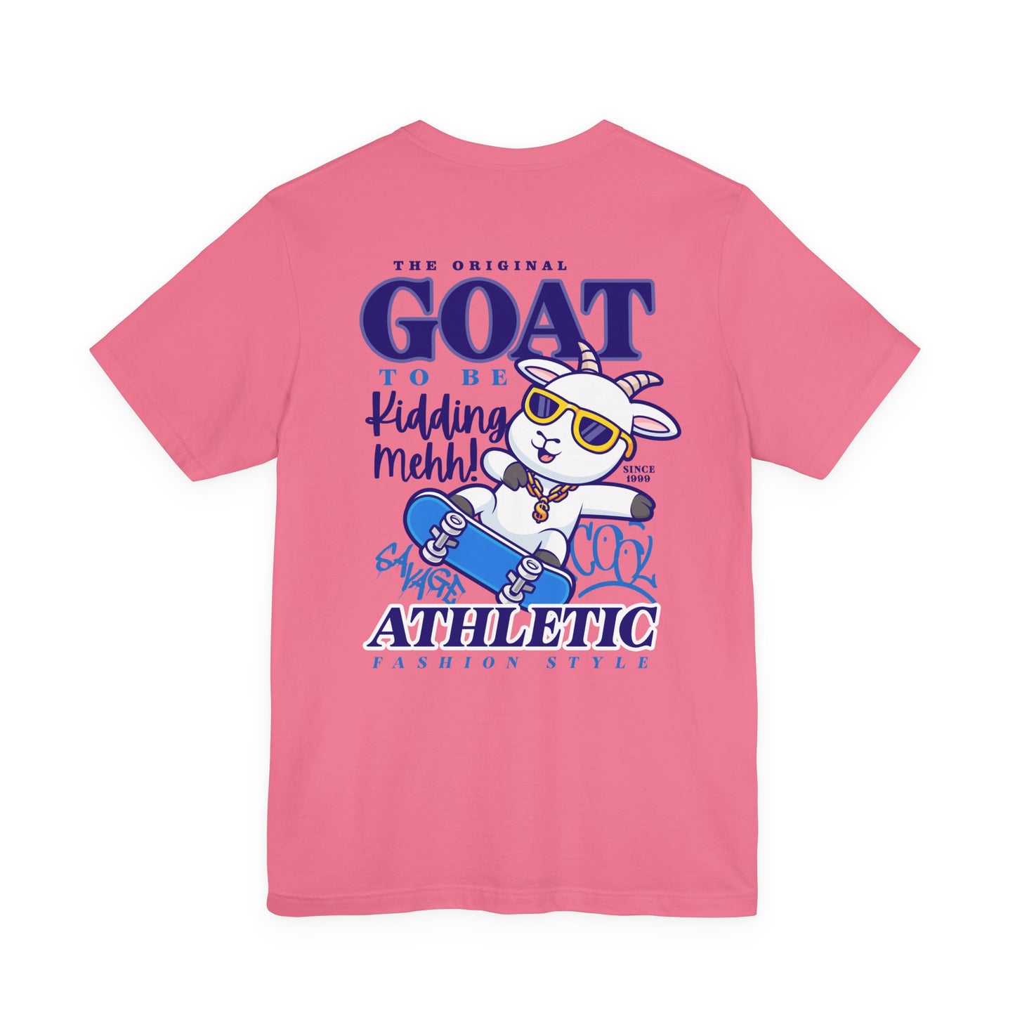 The Original GOAT to be Kidding Mehh! Skateboarding Goat T-Shirt