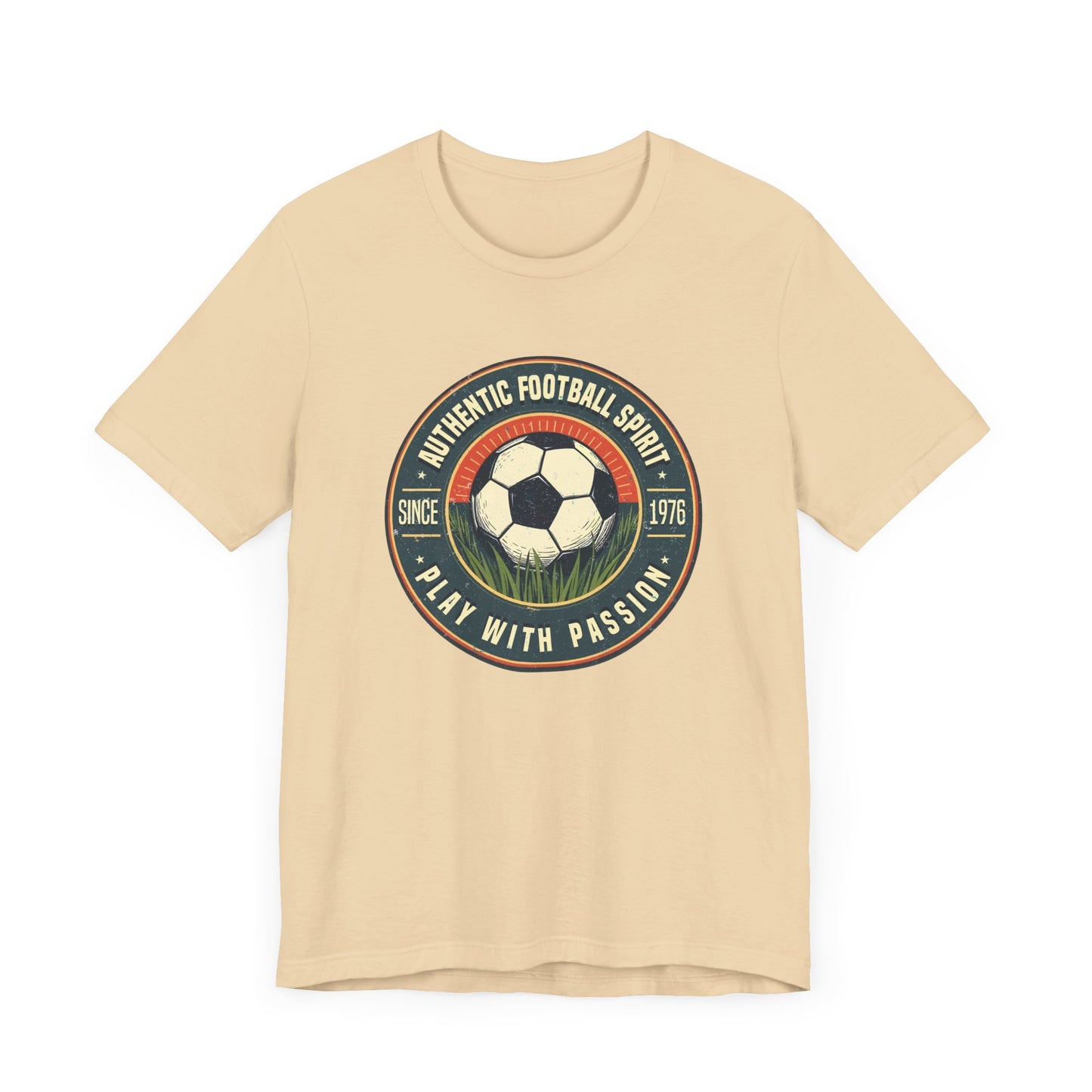 Retro Soccer Badge Tee, Vintage Football Graphic Shirt, Classic Sports Fan Top, Game Day Retro Look, Soccer History Gift Shirt