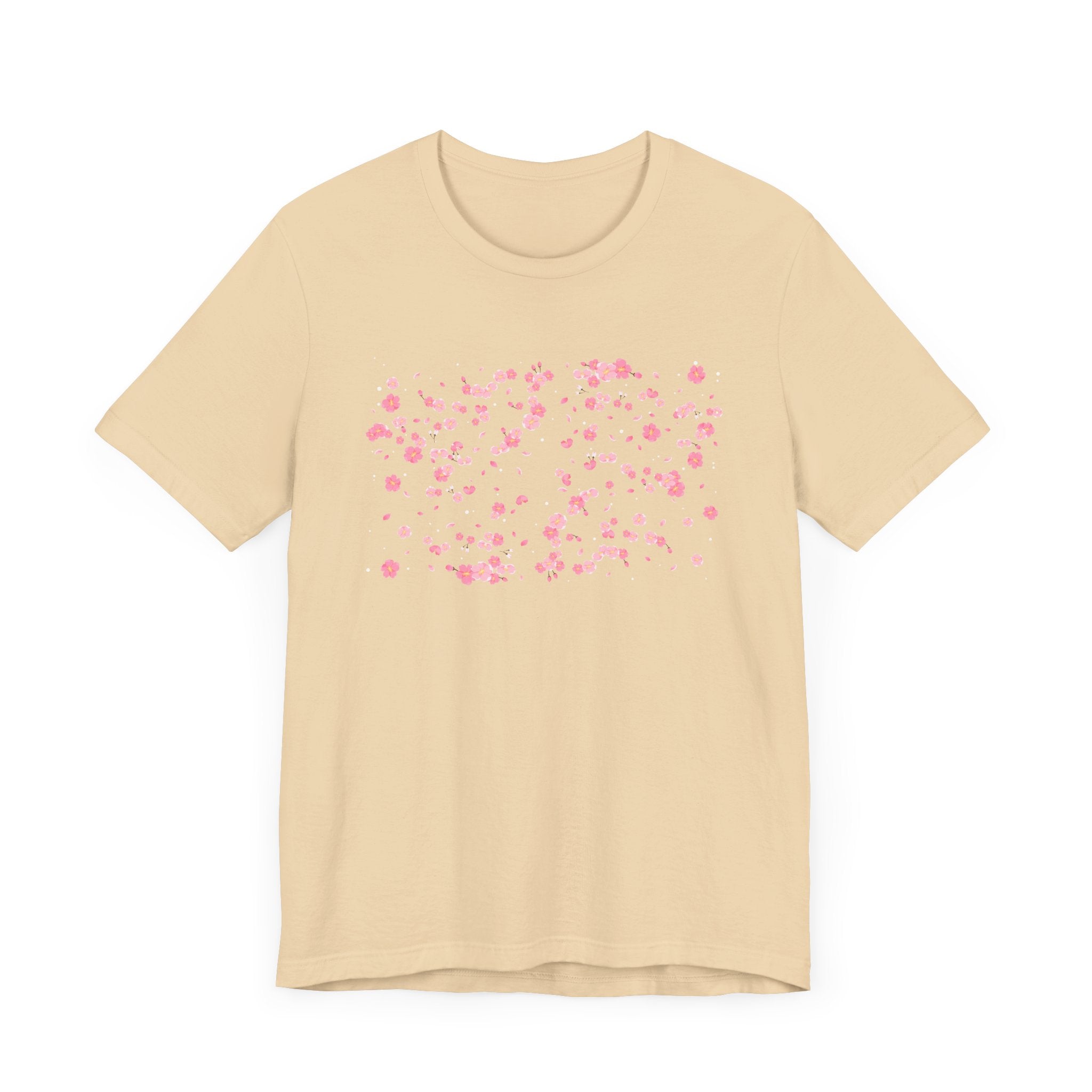 Nature's Confetti Tee, Floral Celebration Shirt, Spring Bloom Top, Joyful Petal Graphic, Earth Party Tee