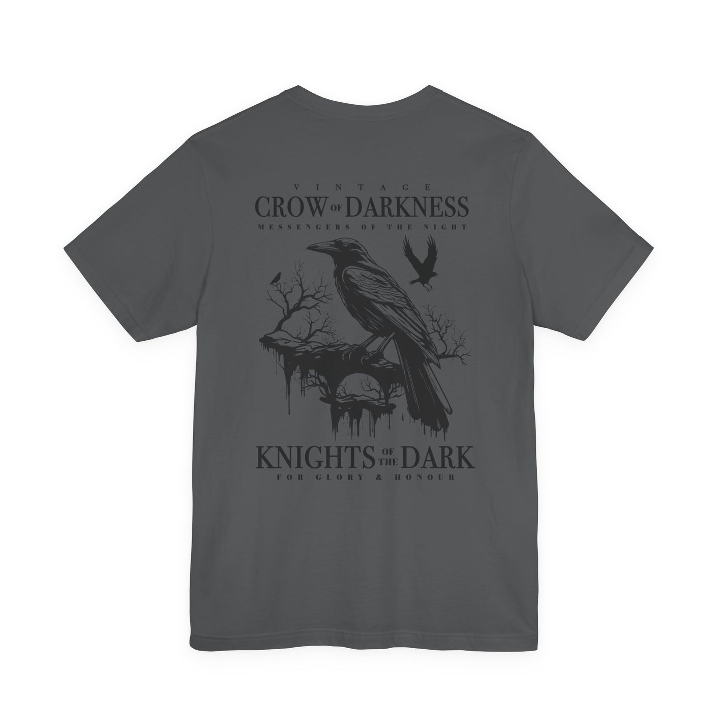 Vintage Crow of Darkness T-Shirt – Night Messenger Graphic