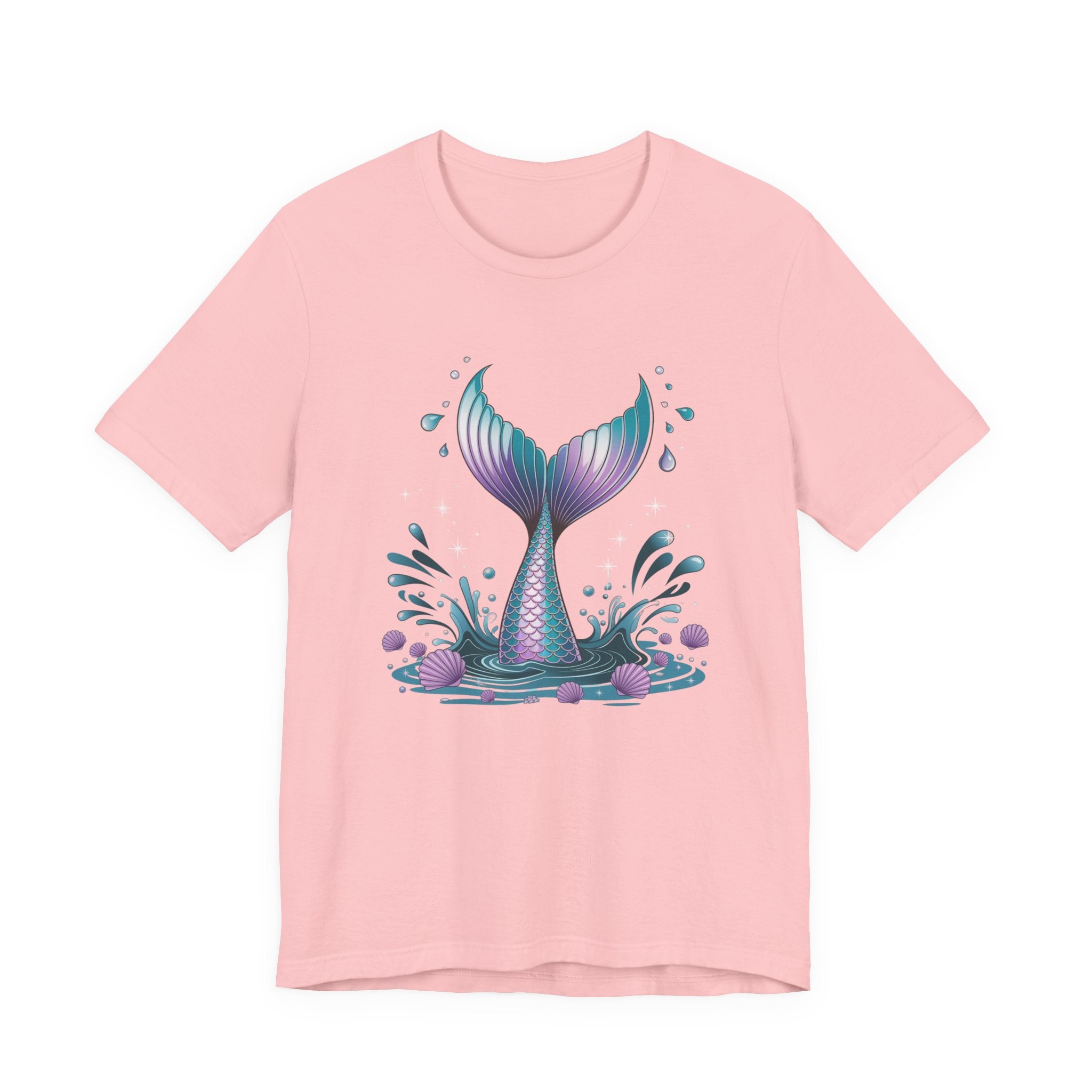 Mermaid Energy – Diving Mermaid Hip to Tail Graphic T-Shirt