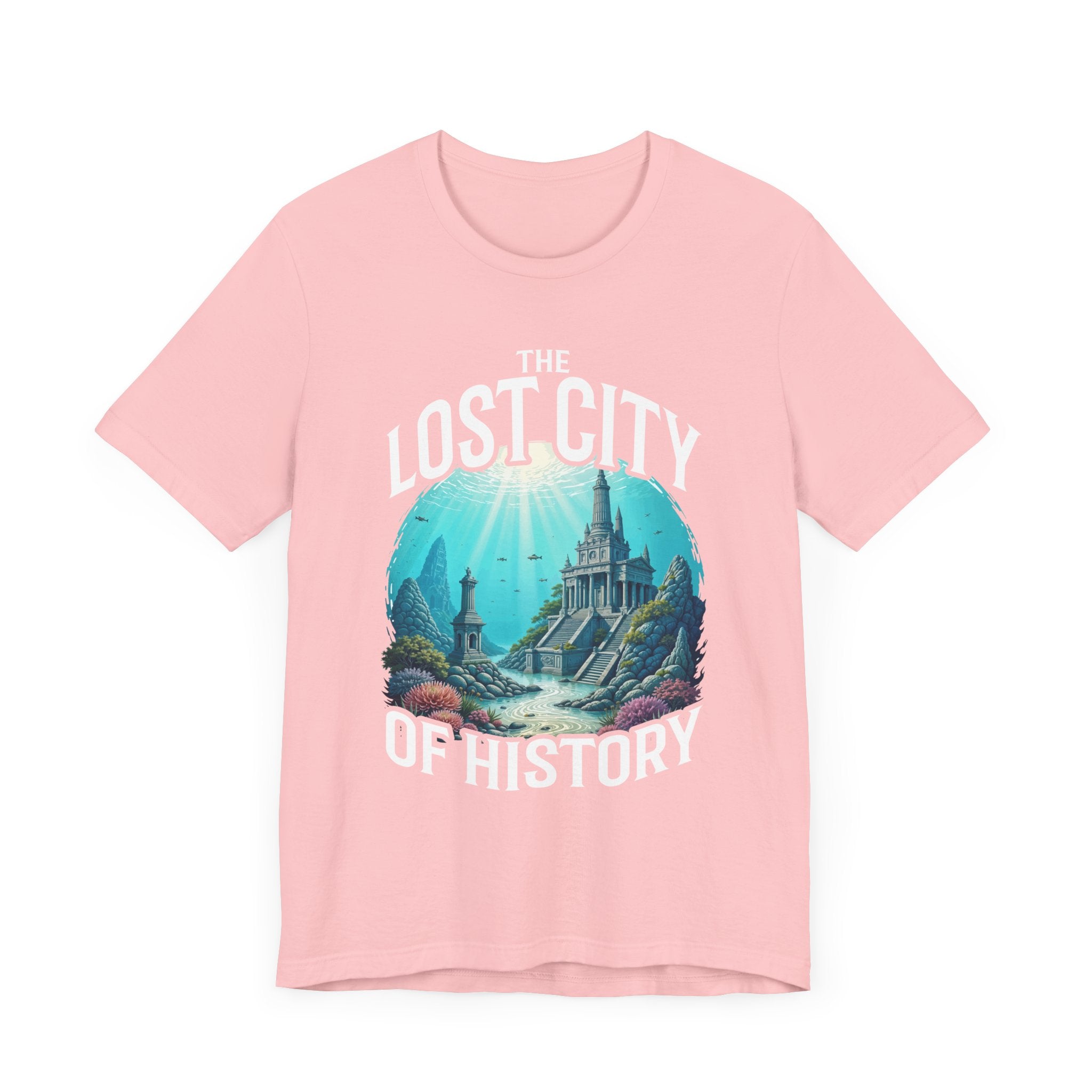 Sunken Cities of the Past Tee, Lost World History Shirt, Ancient Civilizations Graphic Tee, Underwater Discovery Top, Explorer Gift