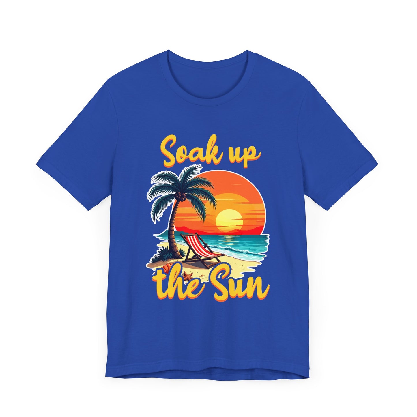 Soak Up The Sun Shirt, Coastal Chill Tee, Summer Sunshine T Shirt, Relaxed Beach Apparel, Sunlight Escape Graphic Top
