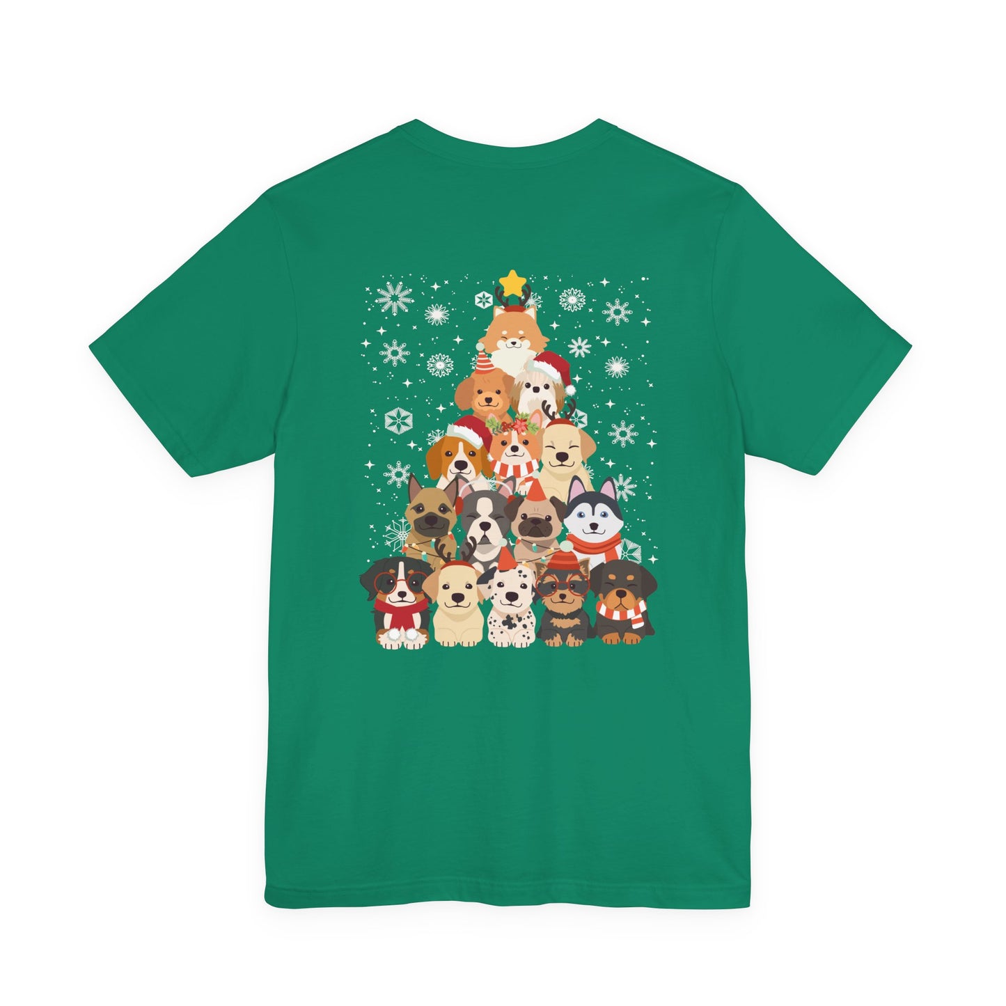 Christmas Dogs Puppy Tree T-Shirt
