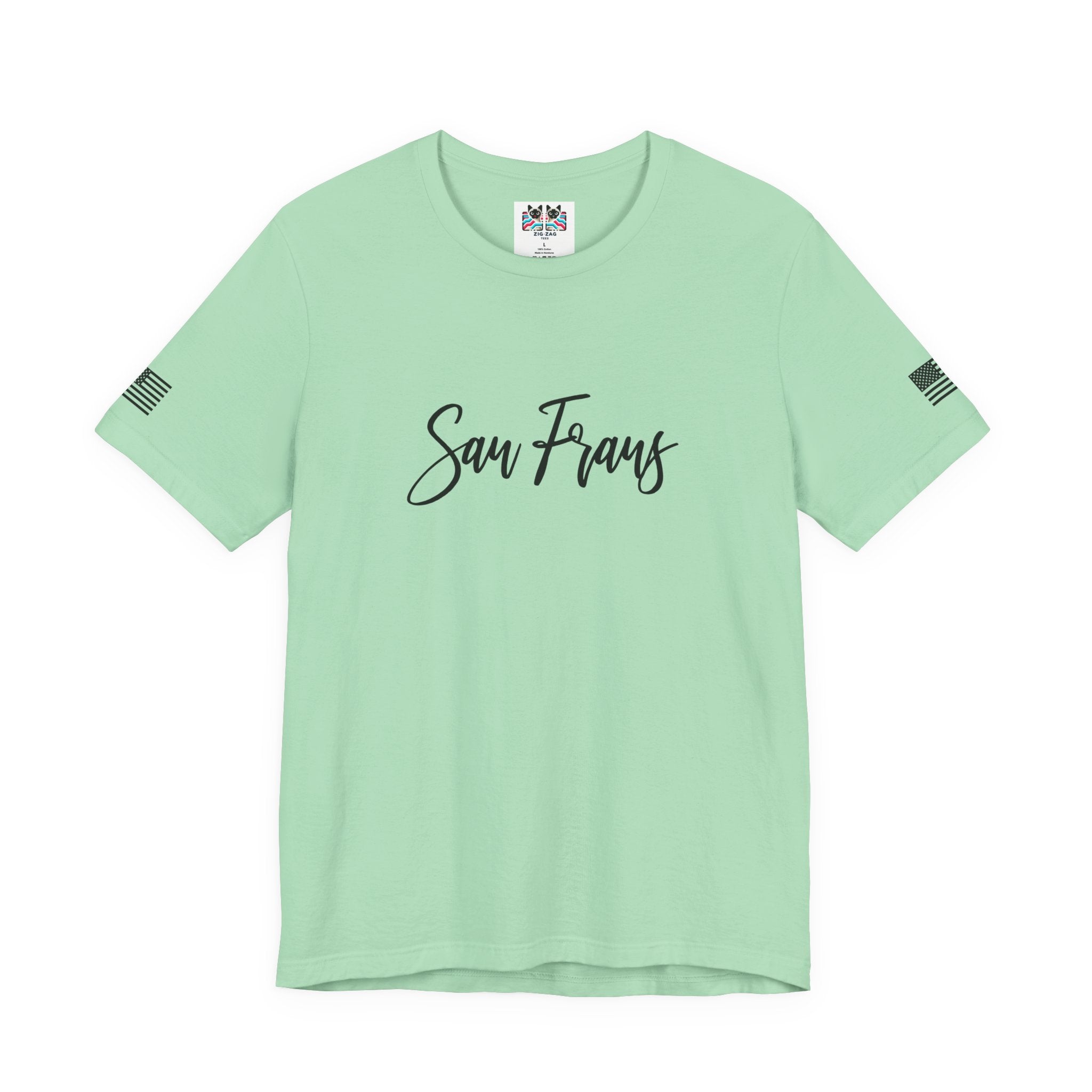 San Frans Script T-Shirt – Cursive Handwriting Style San Francisco Tee