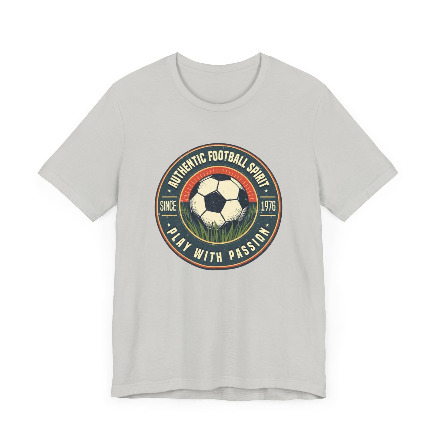 Retro Soccer Badge Tee, Vintage Football Graphic Shirt, Classic Sports Fan Top, Game Day Retro Look, Soccer History Gift Shirt