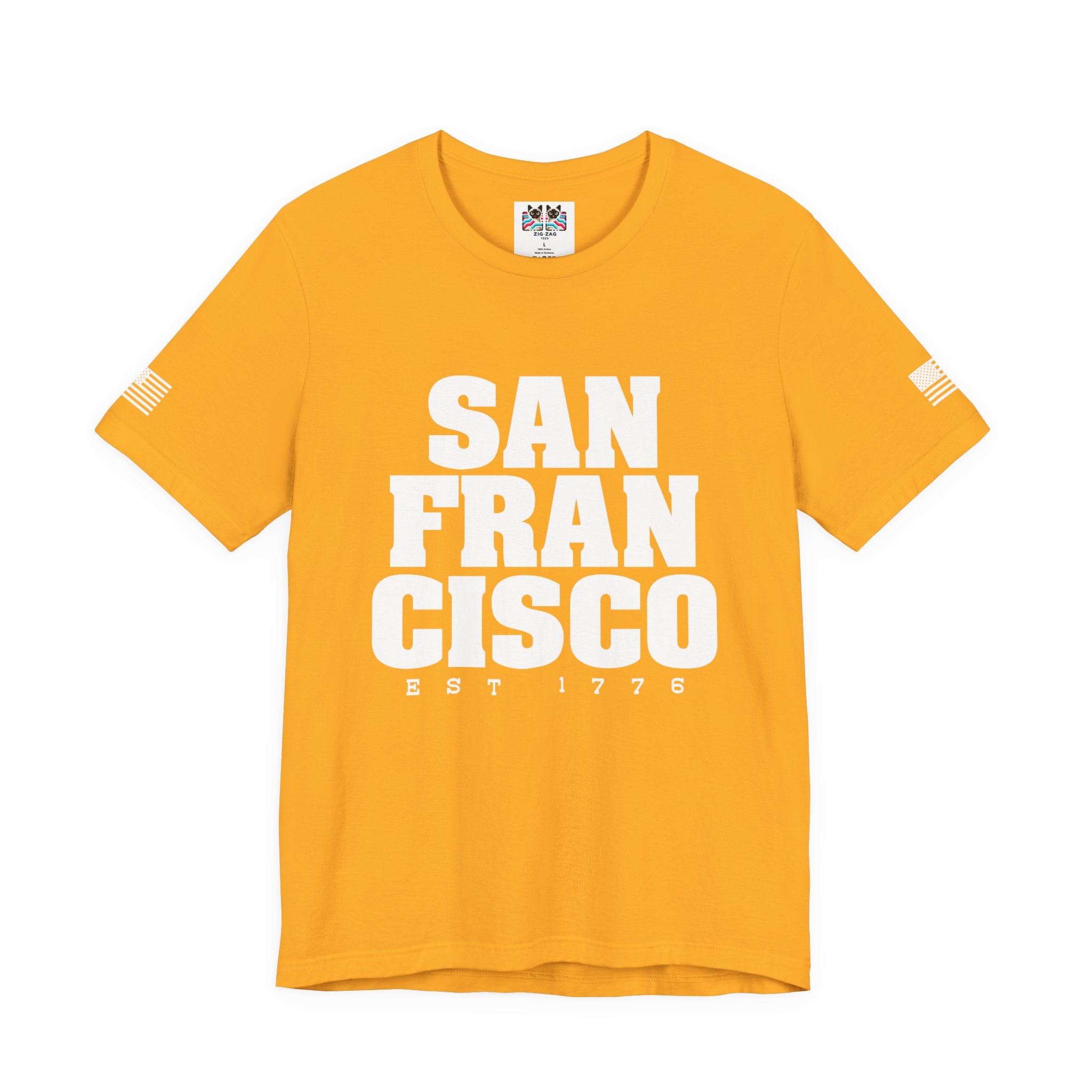 California Bay Area T-Shirt – Bold Varsity Style Graphic Tee