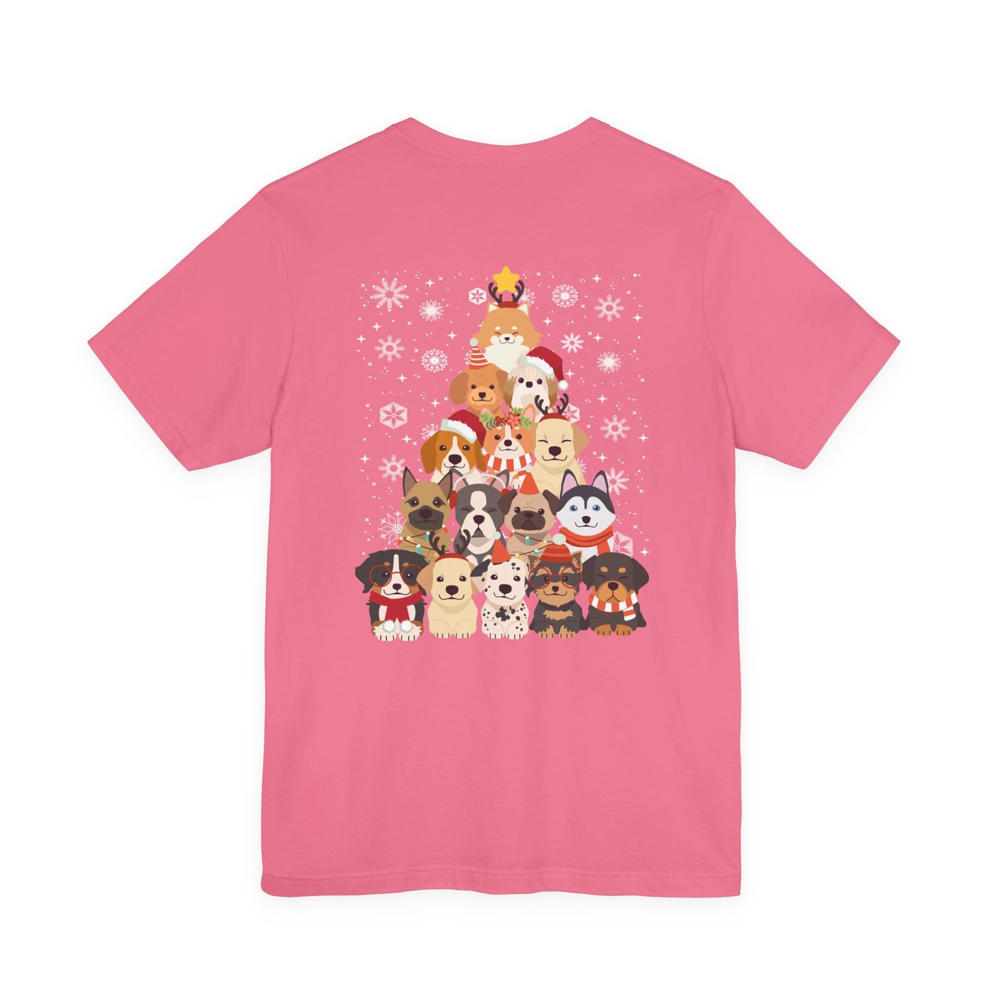 Christmas Dogs Puppy Tree T-Shirt
