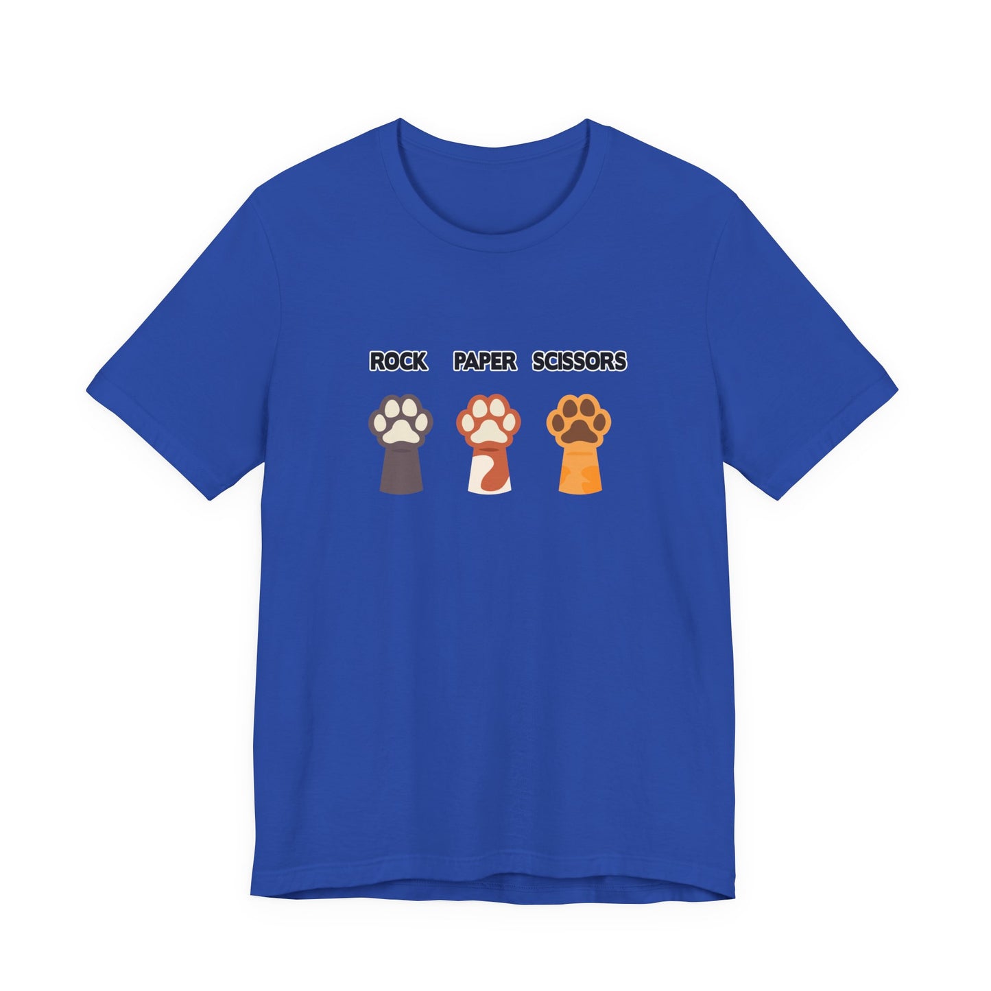 Rock Paper Scissors Dog Paw Tshirt Funny Canine Game Design
