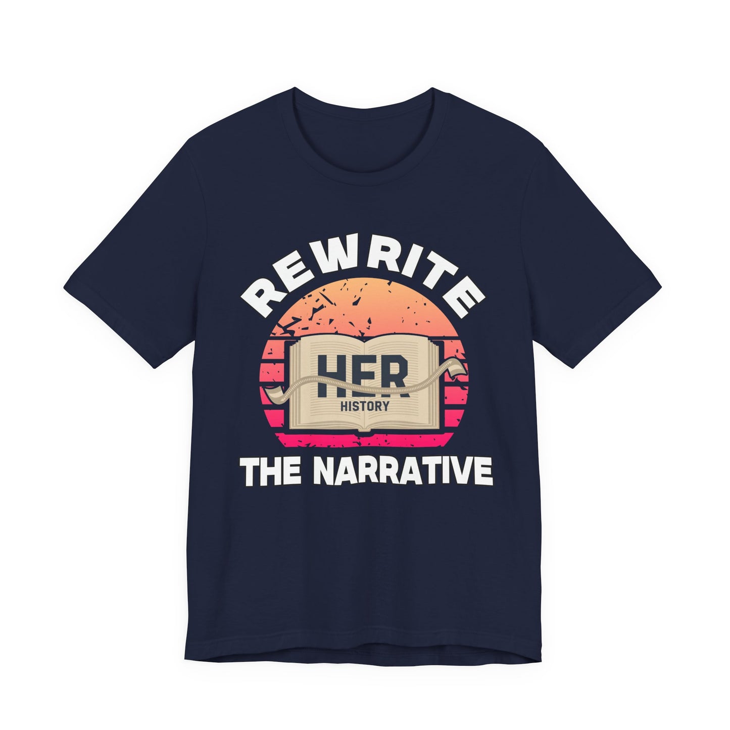Rewrite The Narrative – HER History Open Book Empowerment Graphic T-Shirt