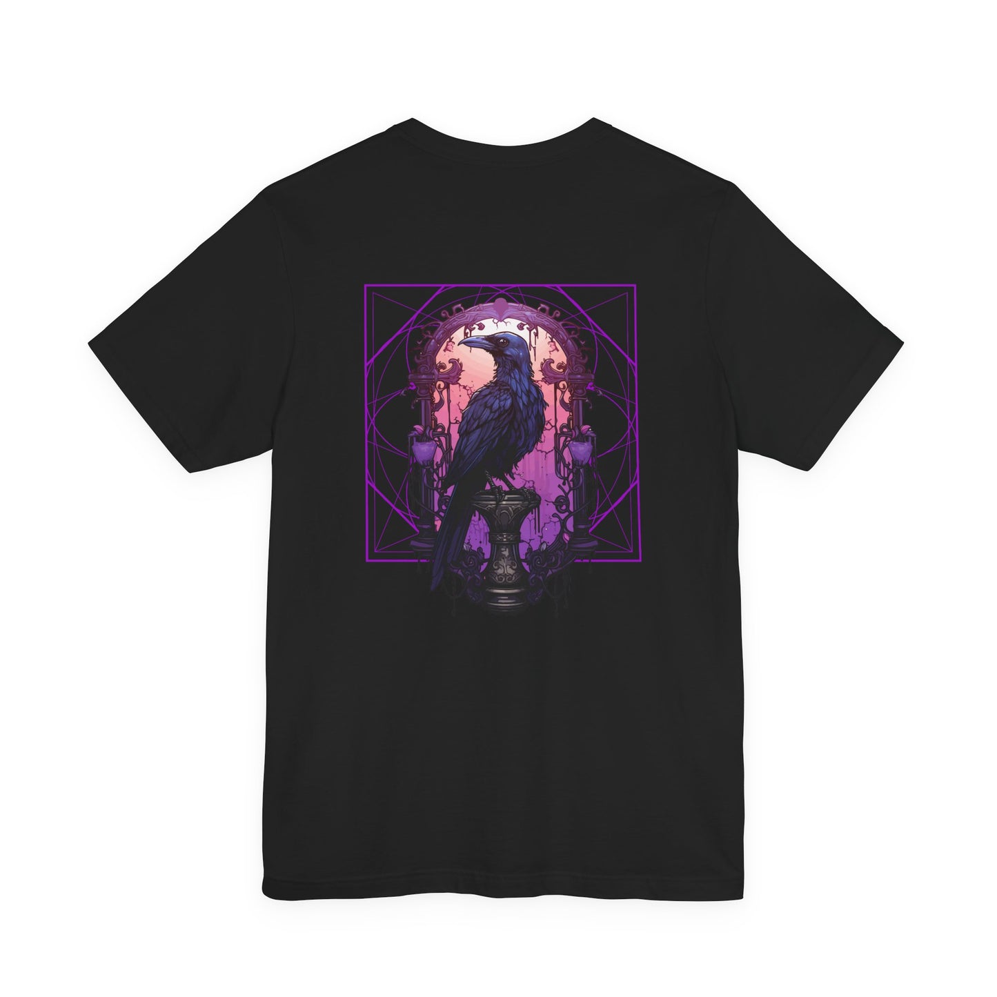 Moonlit Crow Purple Night T-Shirt
