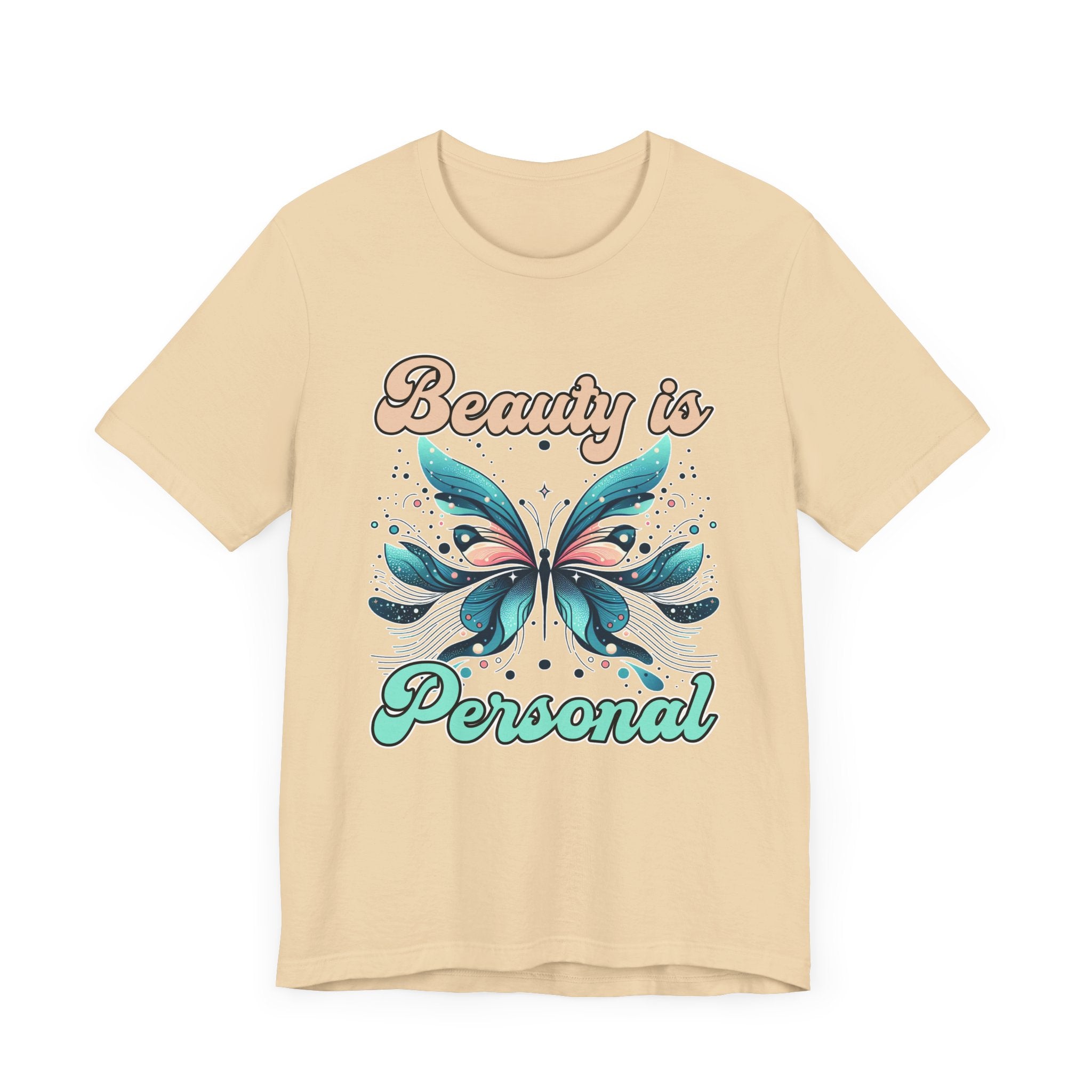 Beauty is Personal | Abstract Butterfly Graphic T-Shirt