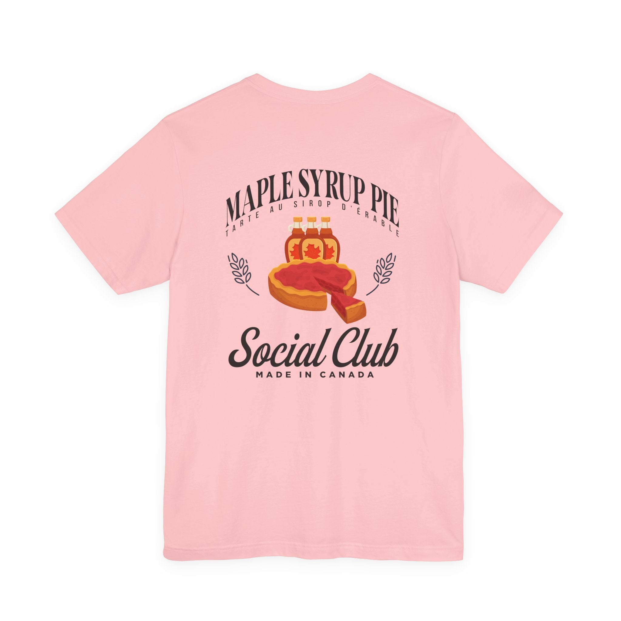 Maple Syrup Pie T-Shirt – Featuring Classic Canadian Dessert Graphic