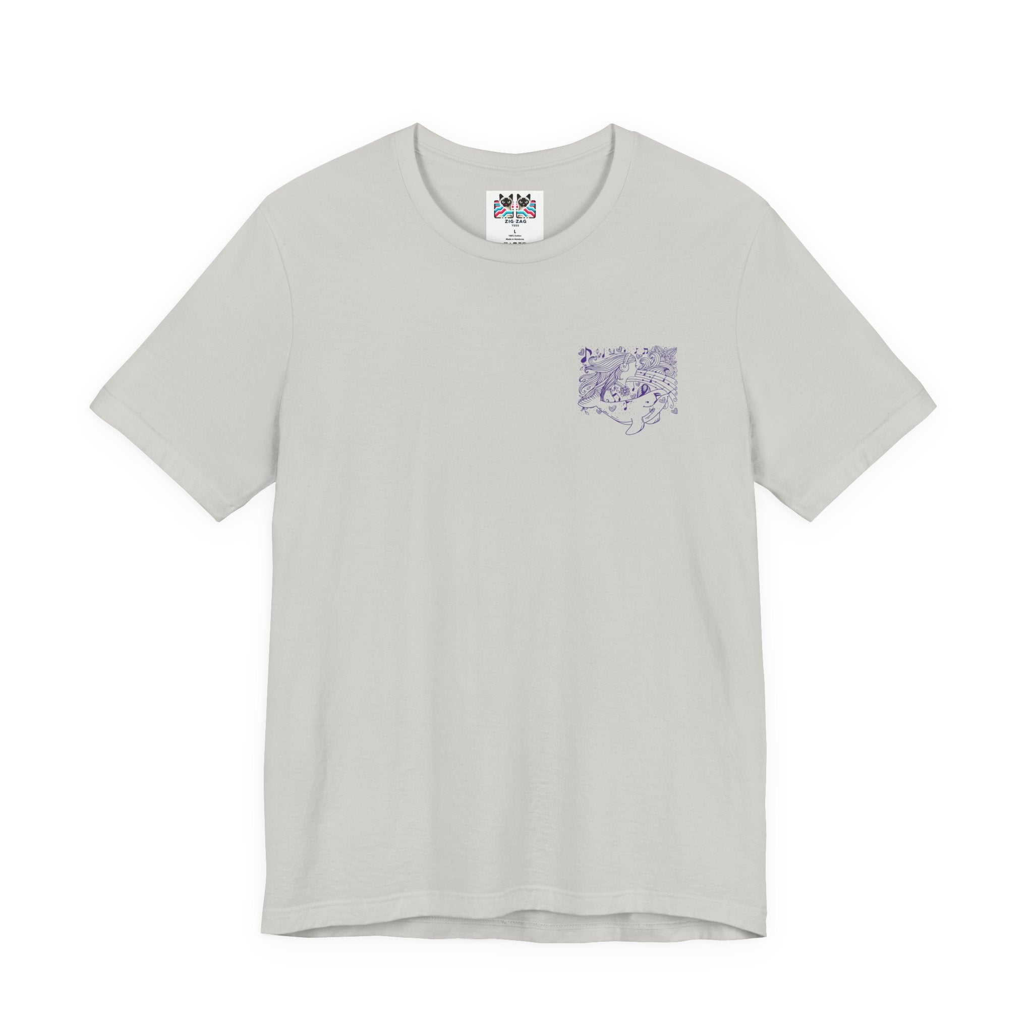 Gentle Rain, Powerful Waves, Soulful Whale Song Piano T-Shirt