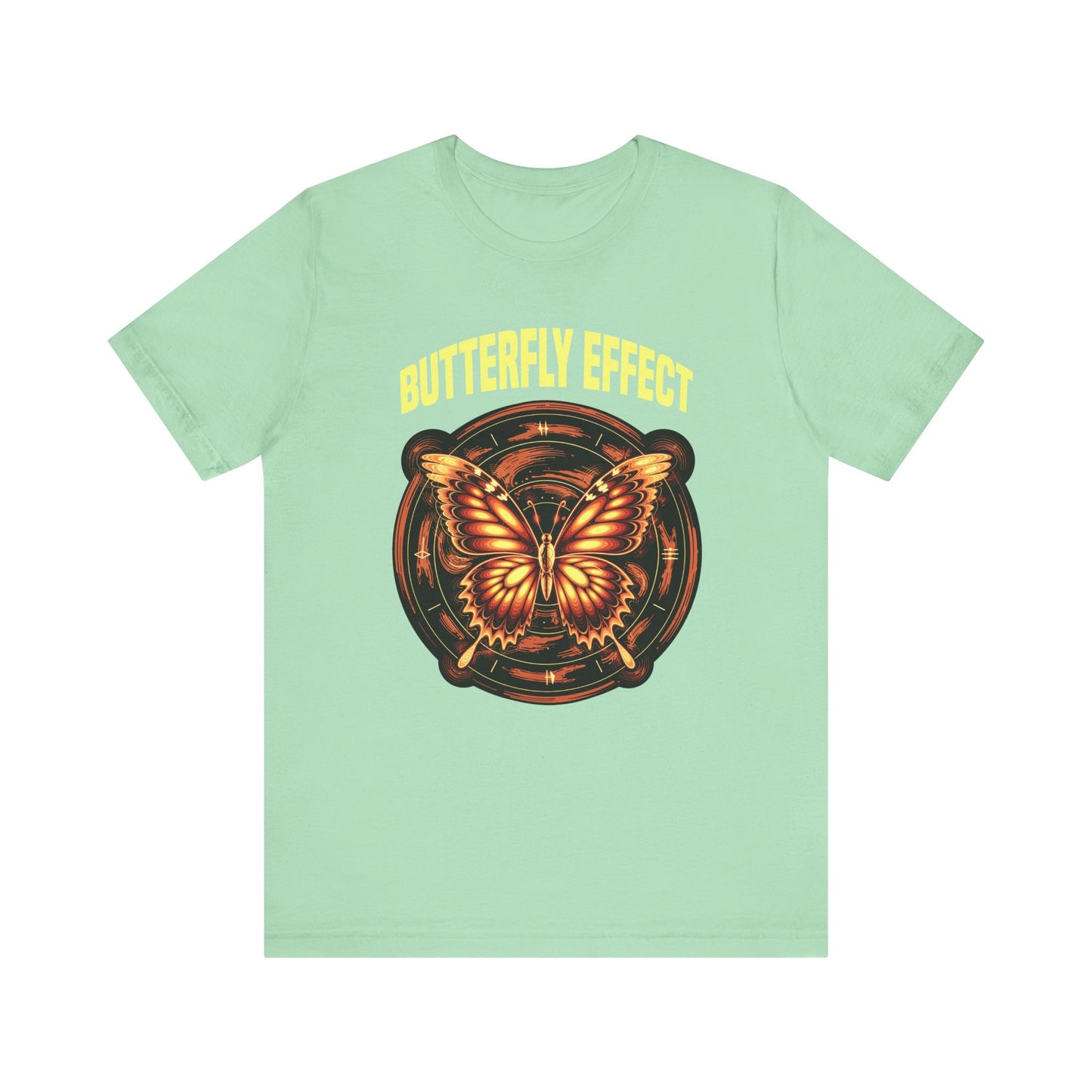 Warning Butterfly Effect Ahead Tee, Sci-Fi Chaos Shirt, Time Shift Graphic Tee, Multiverse Humor Top, Cause and Effect Gift