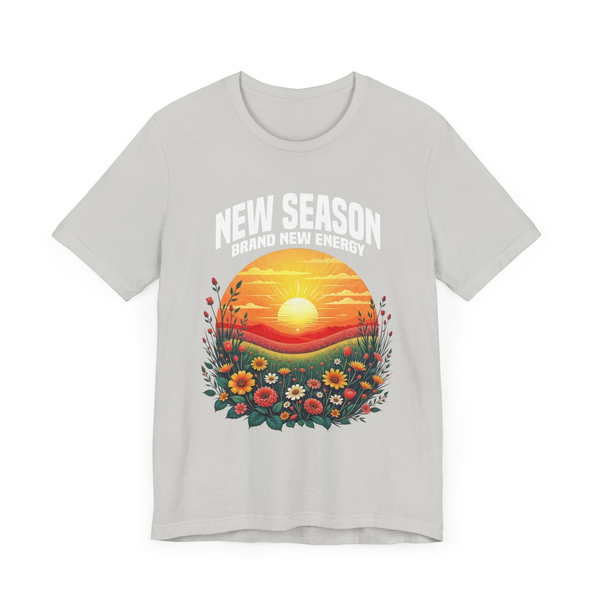 New Season New Energy Tee, Fresh Start Shirt, Spring Reset Top, Personal Growth Tee, Motivational Mood Tee