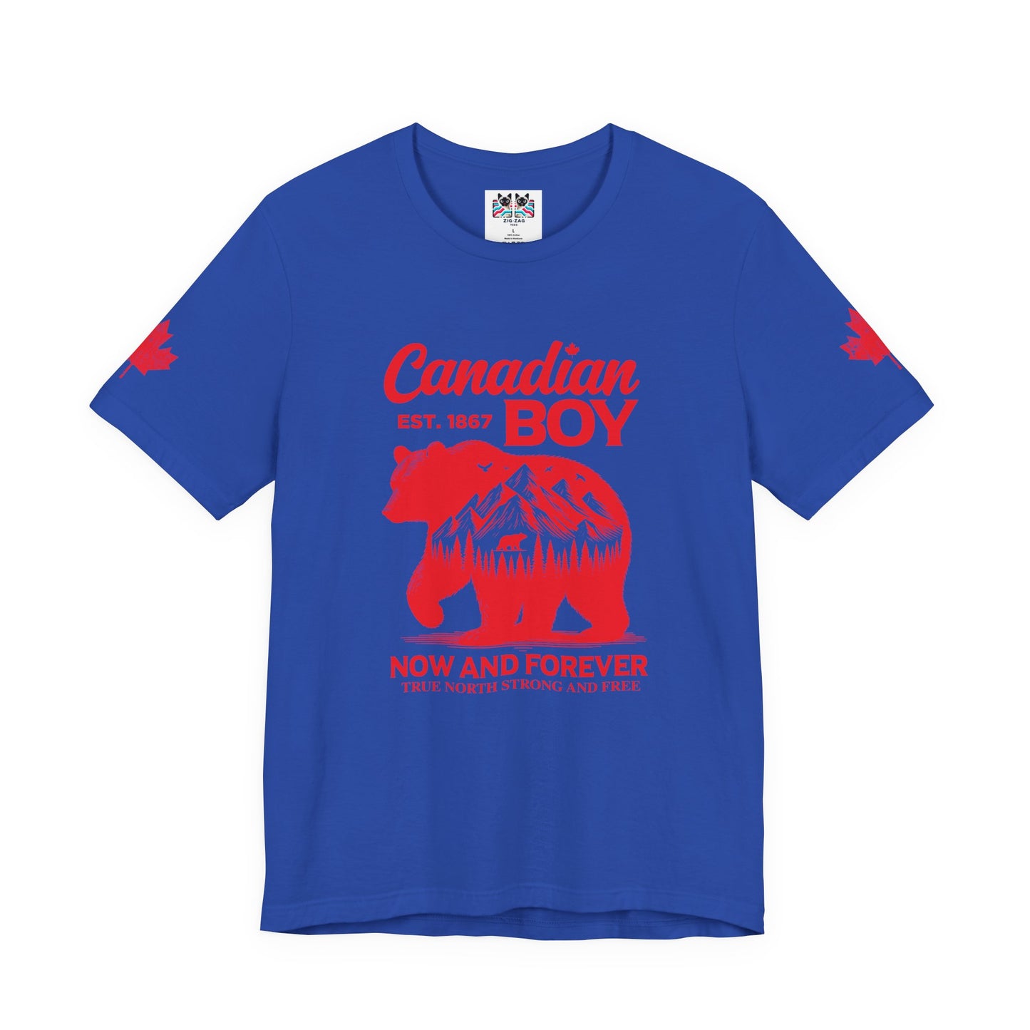 Canadian Boy Wilderness Bear T-Shirt