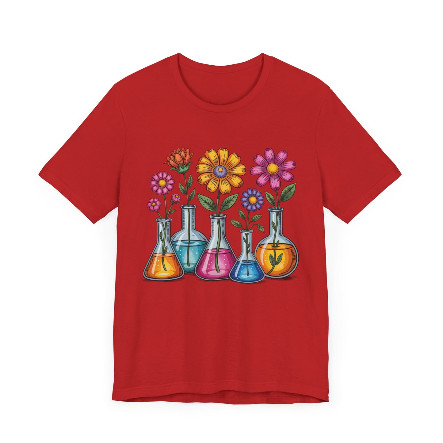 Chemistry Flower Power Shirt – Botanical Science Graphic Tee