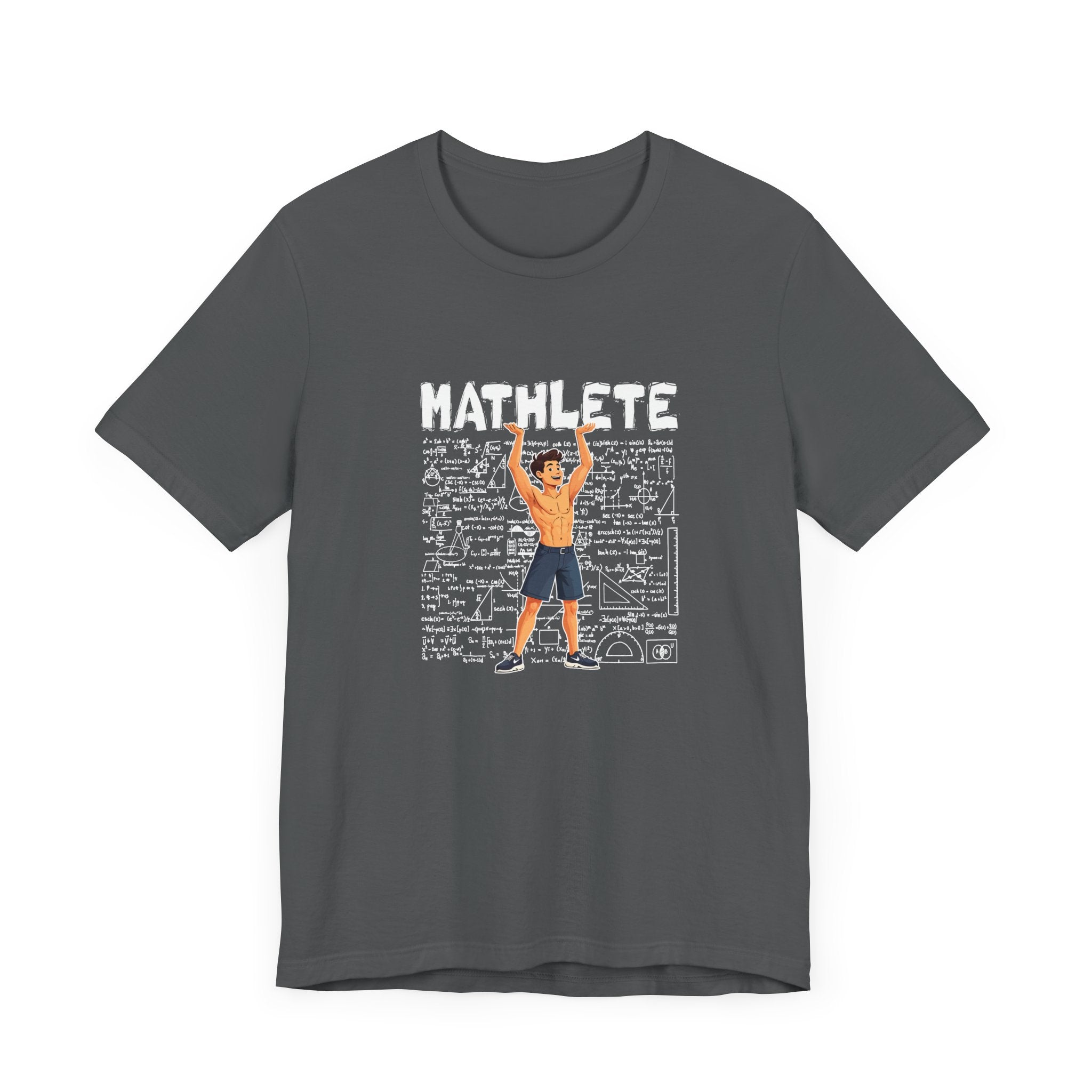 Mathlete Math and Fitness Shirt – Workout Geek Humor