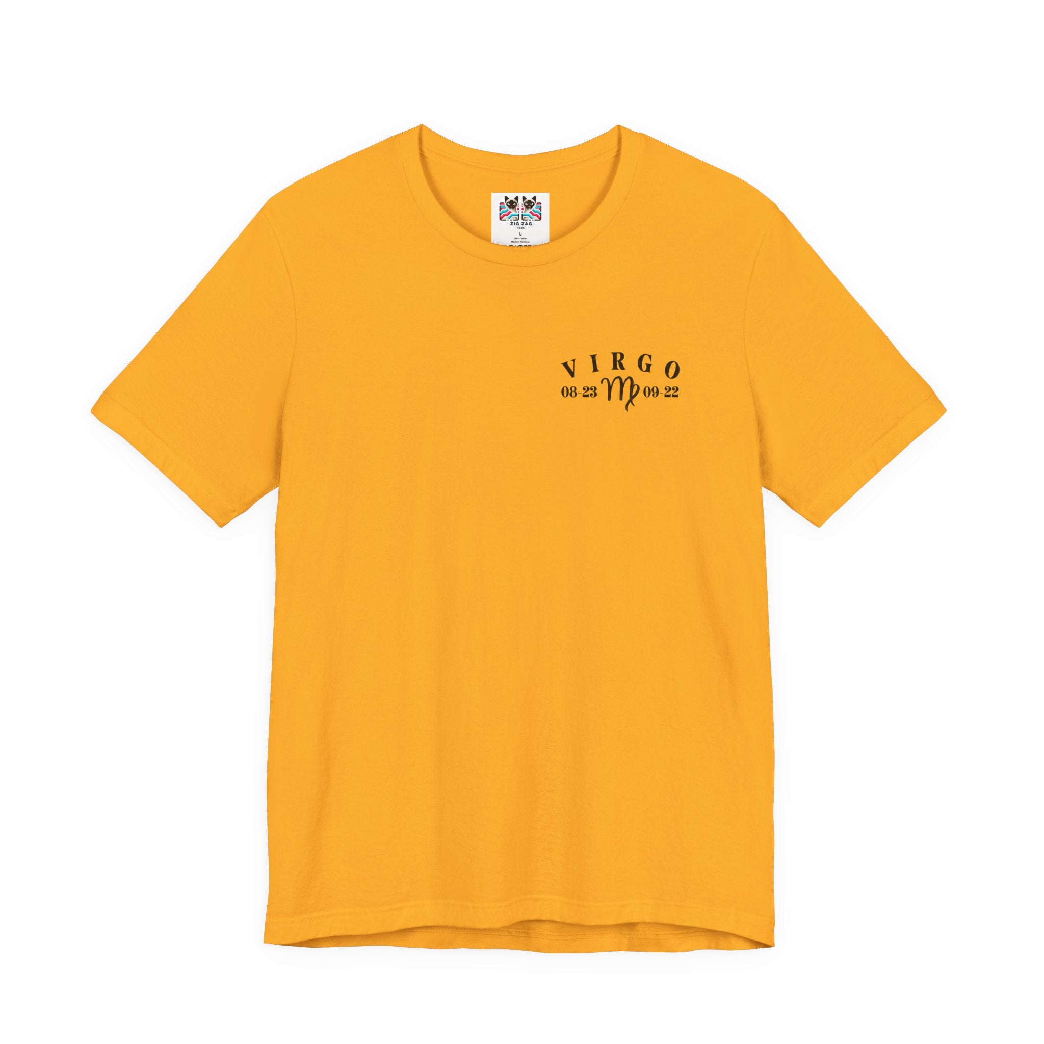 Virgo Constellation & Floral Zodiac T-Shirt – August 23 to September 22
