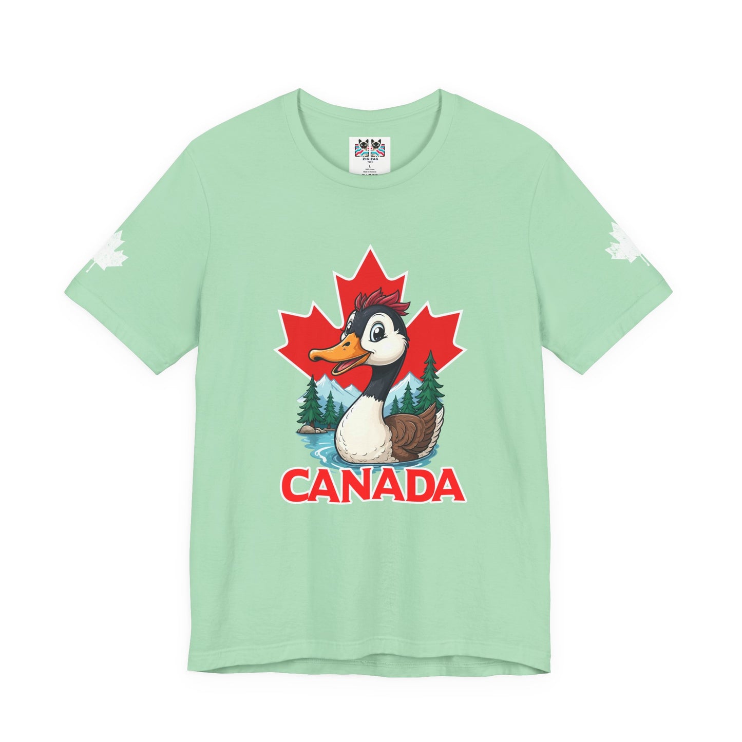 Canada Maple Duck Cartoon T-Shirt