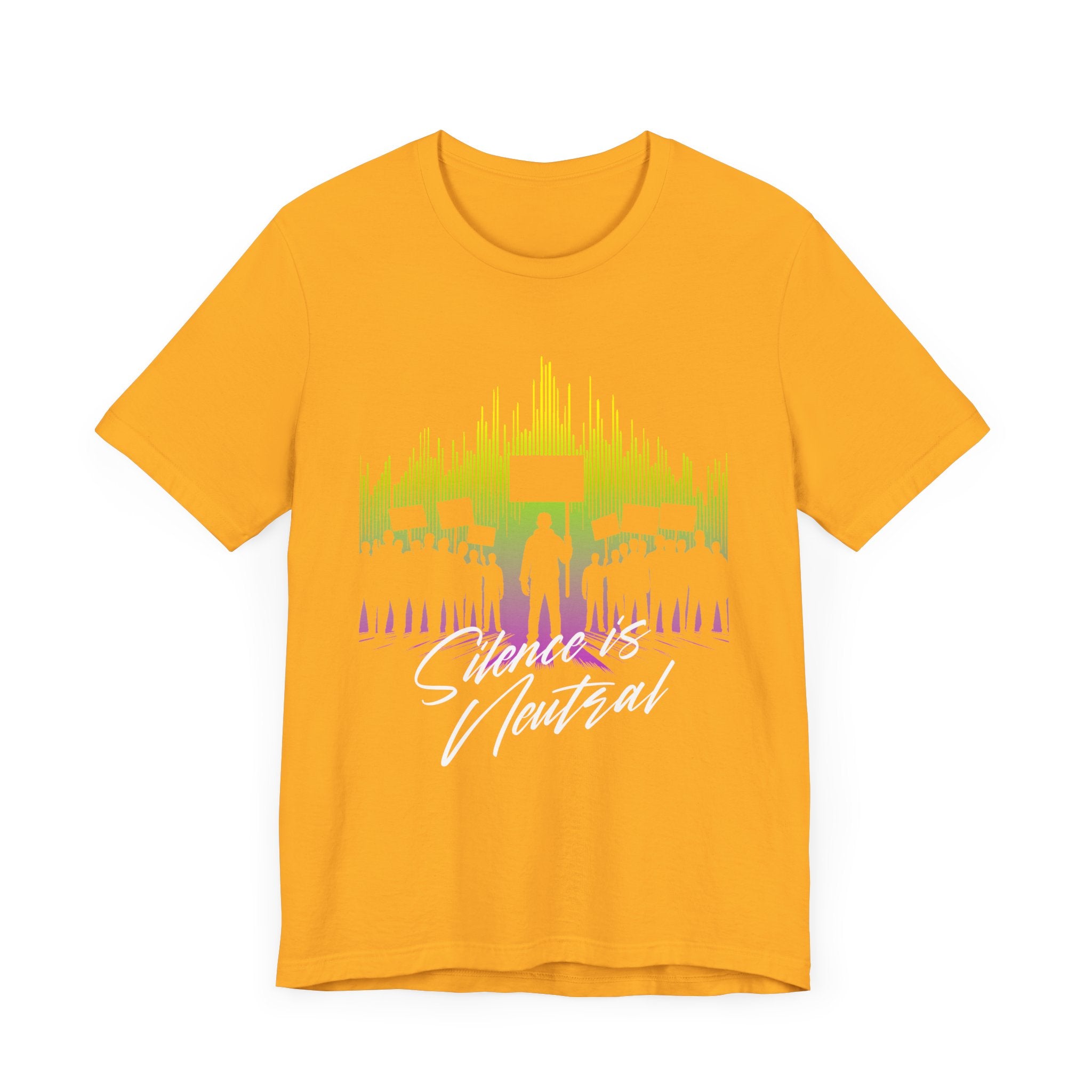 Silence is Neutral | Protest Crowd Graphic T-Shirt