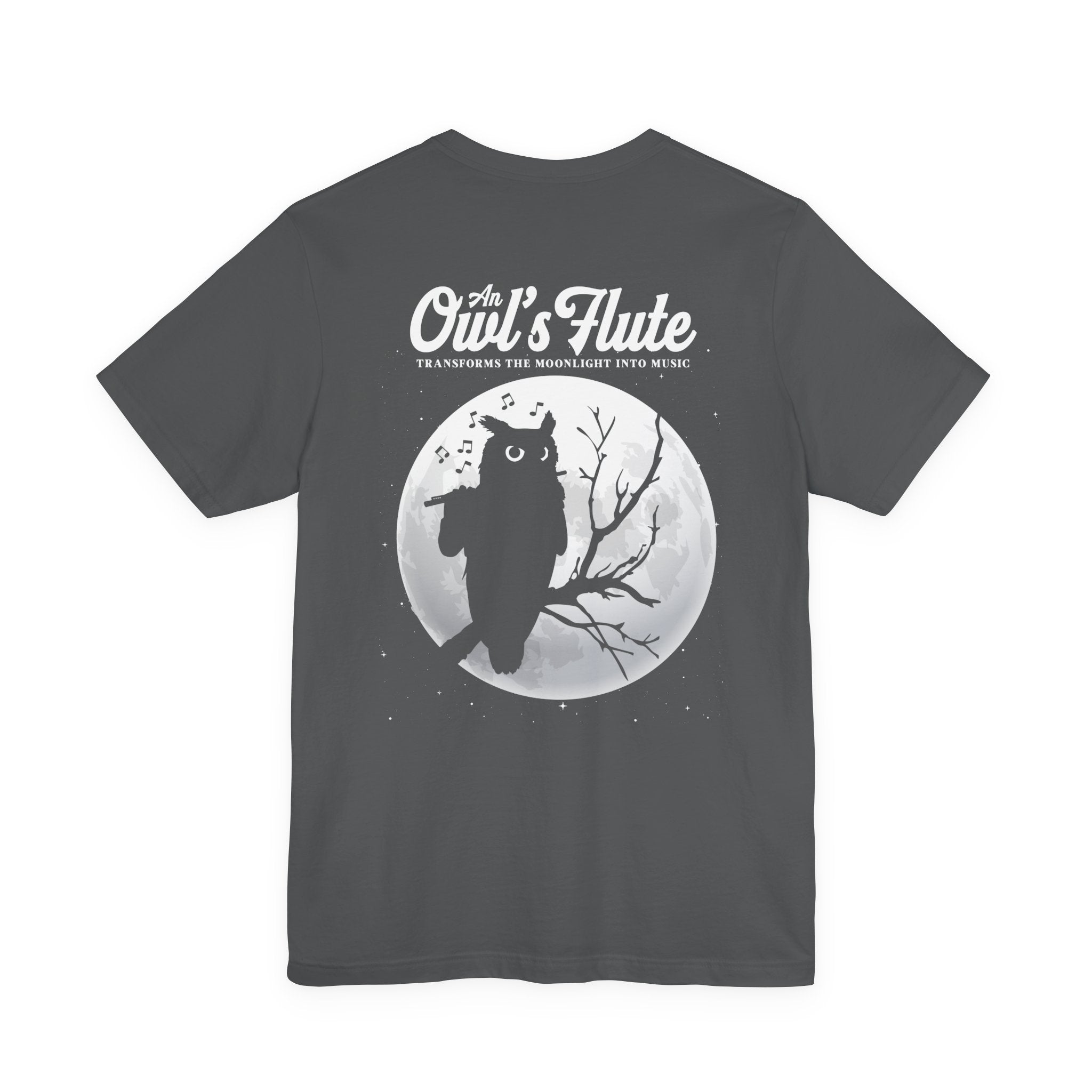 Owl Flute Midnight Melody Moonlight Music T-Shirt
