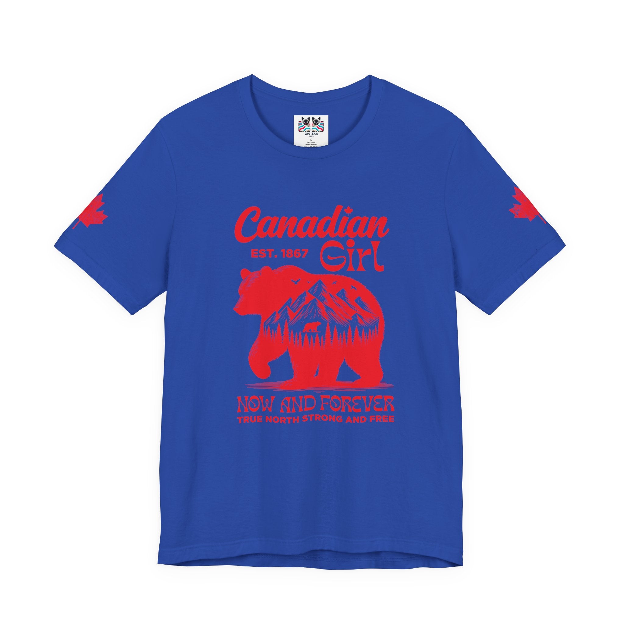 Canadian Girl Wilderness Bear T-Shirt